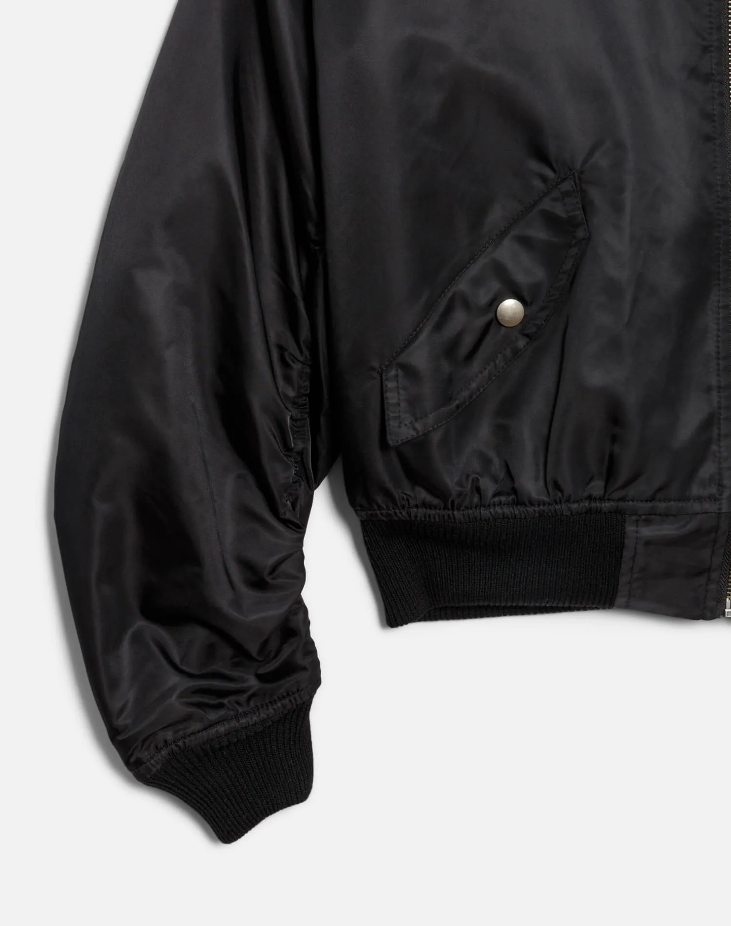 Classic Bomber Jacket - Black sold by Re/Done product image thumbnail 4