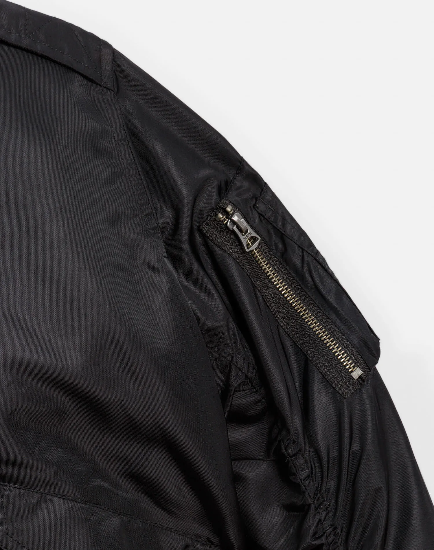 Classic Bomber Jacket - Black sold by Re/Done product image thumbnail 5