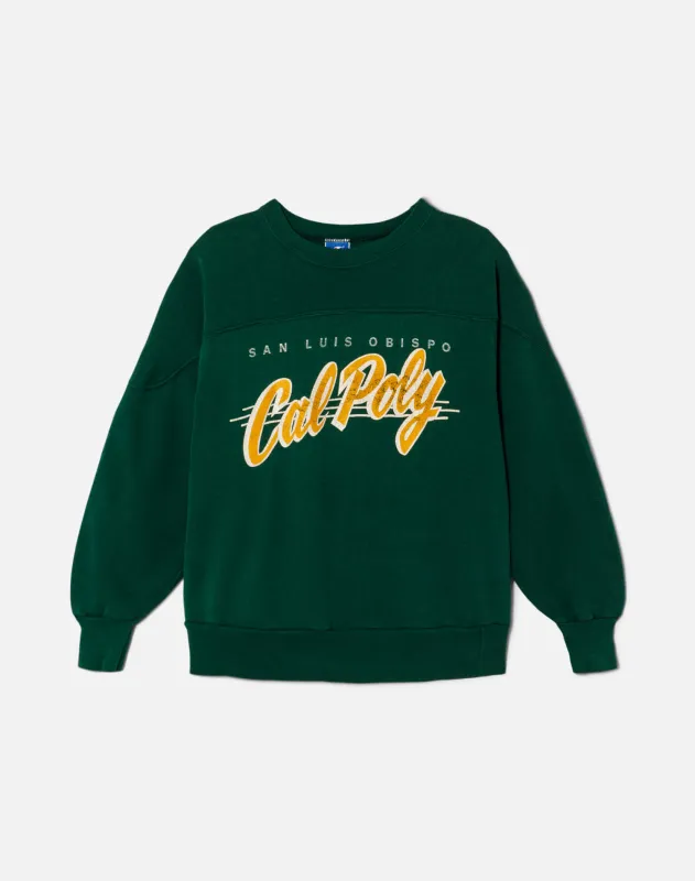 80s Cal Poly Sweatshirt -#31 made by Re/Done