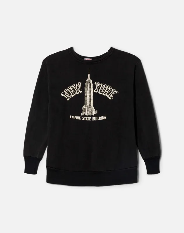 60s New York Empire State Sweatshirt -#30 made by Re/Done