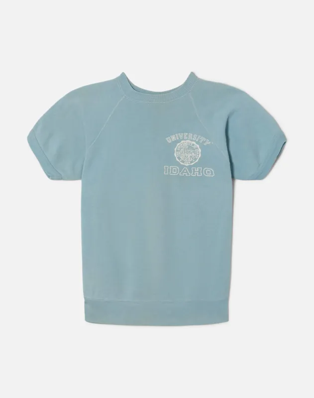 60s University Of Idaho Short Sleeve Sweatshirt -#21 made by Re/Done