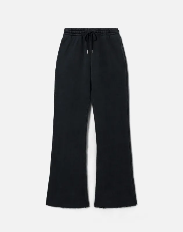 Hanes Flare Sweatpant - Black sold by Re/Done