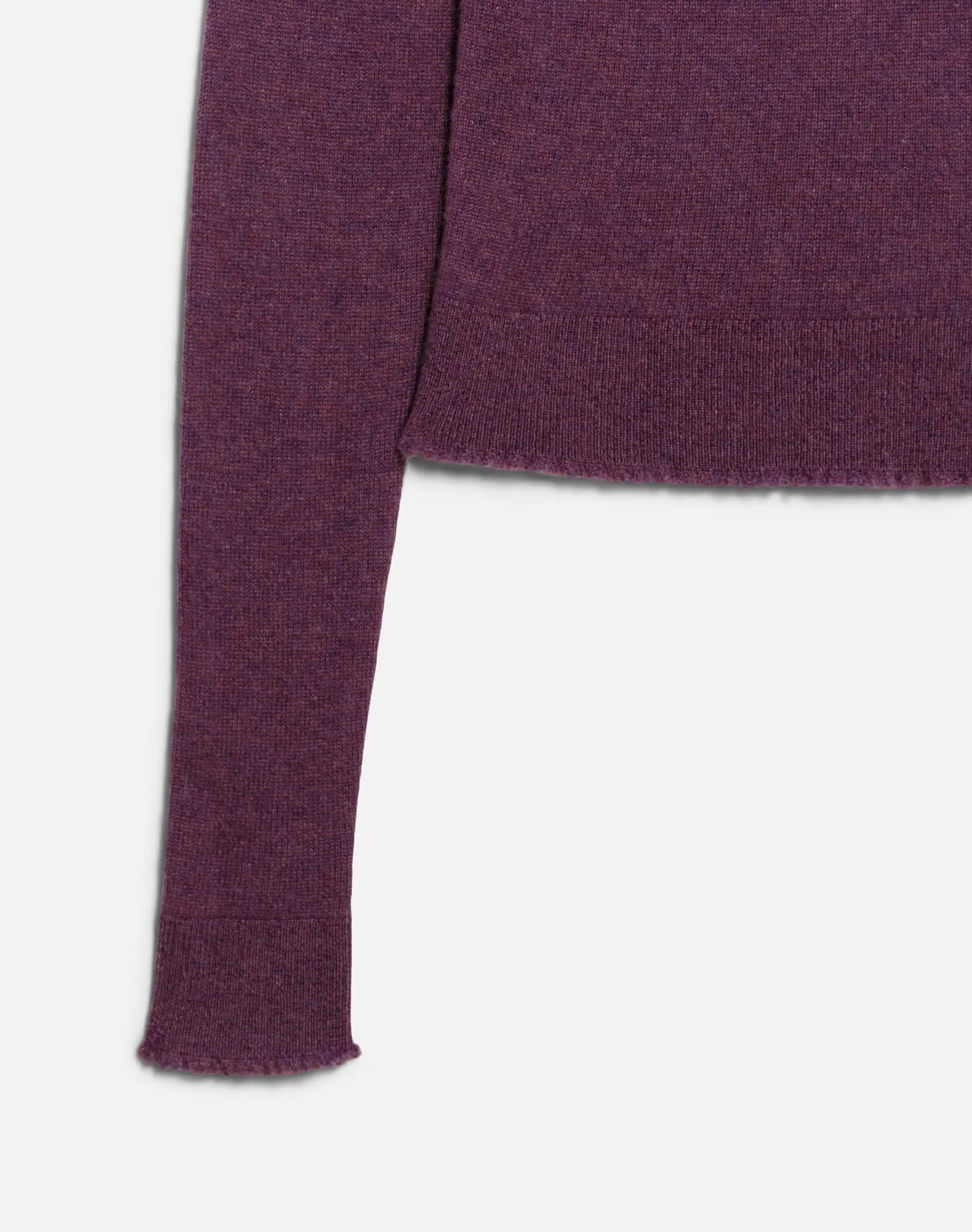 Cashmere Crewneck Pullover - Raisin sold by Re/Done product image thumbnail 4