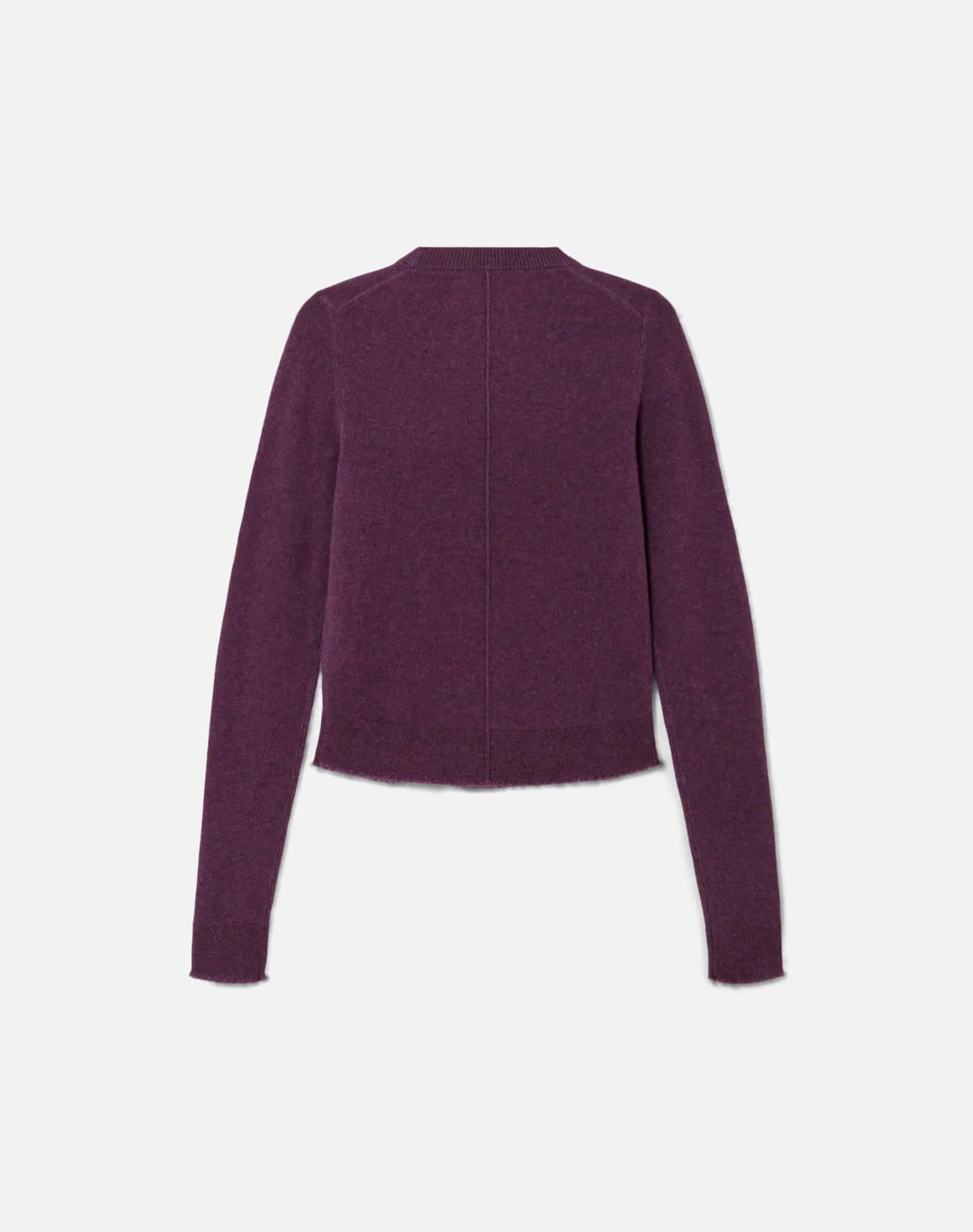 Cashmere Crewneck Pullover - Raisin sold by Re/Done product image thumbnail 2