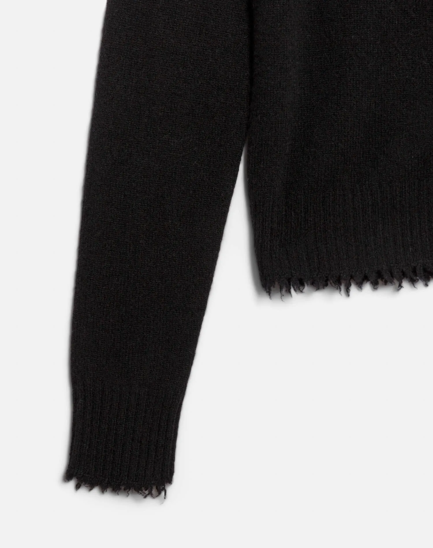 The Loose Polo Cardigan - Black sold by Re/Done product image thumbnail 4