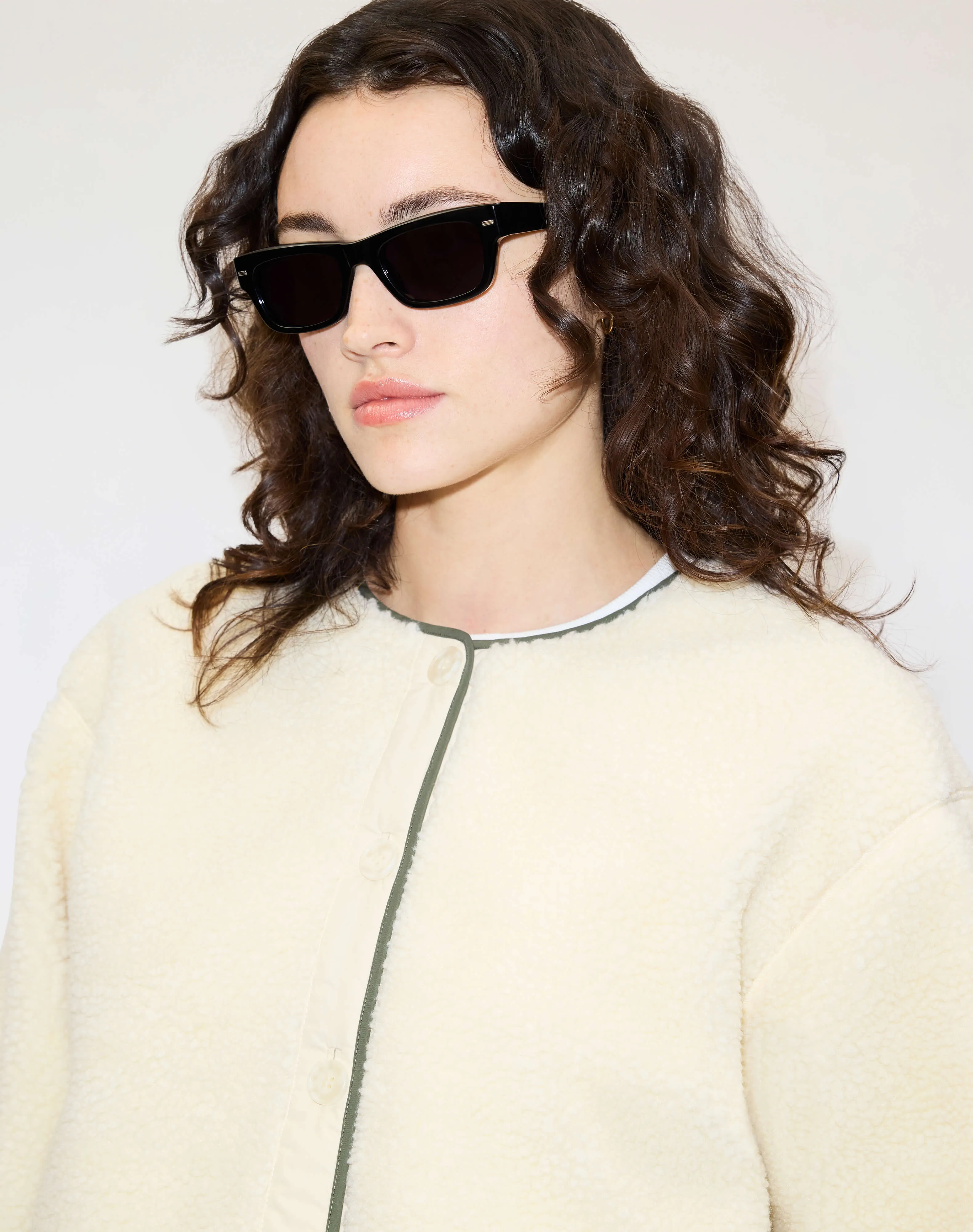 Cocoon Liner Jacket - Vintage White sold by Re/Done product image thumbnail 3