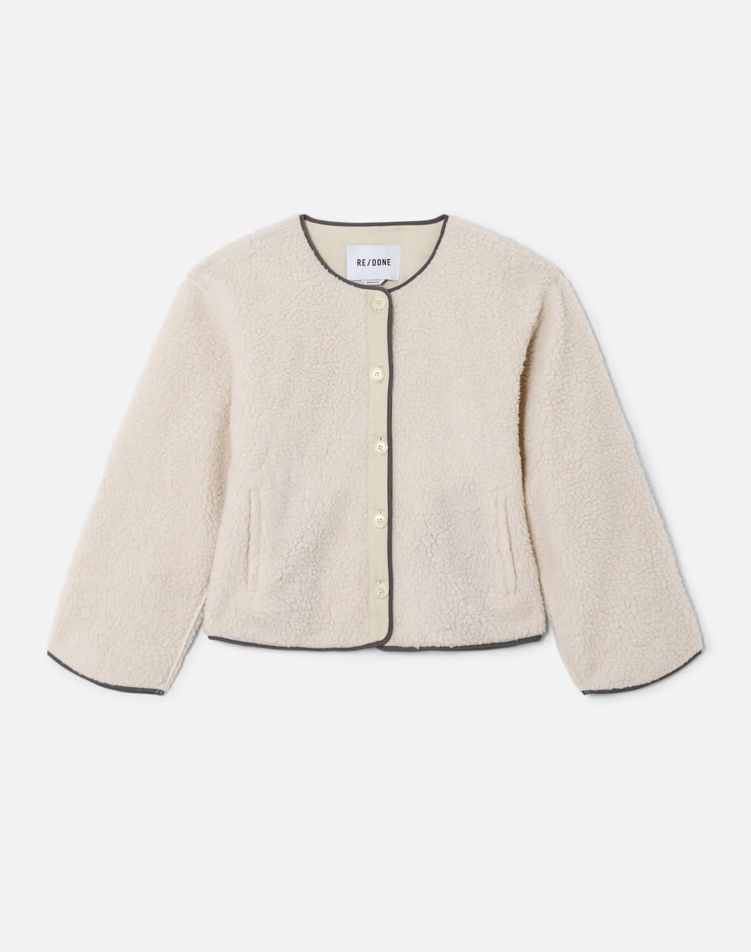 Cocoon Liner Jacket - Vintage White sold by Re/Done