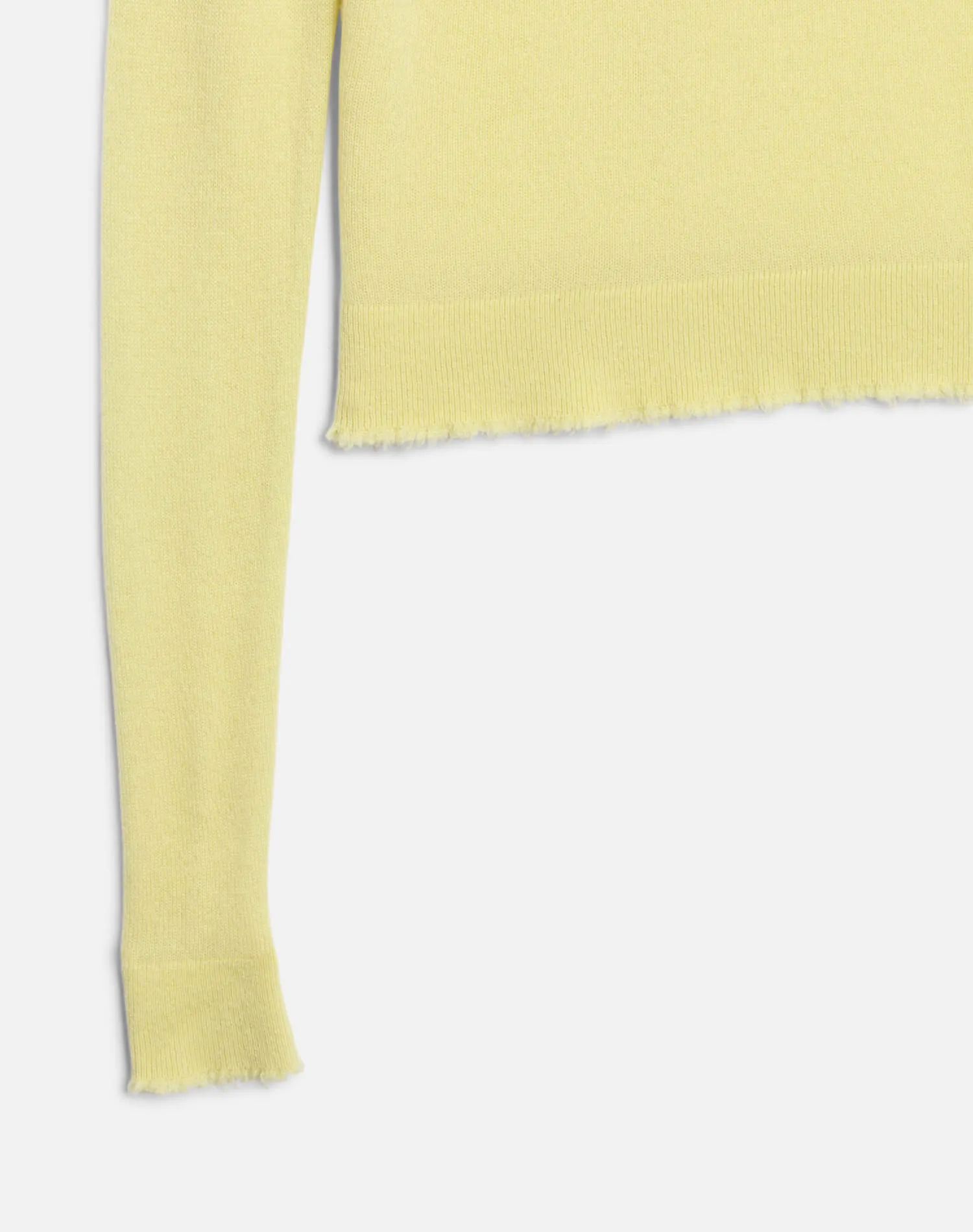 Cashmere Crewneck Pullover - Limeade sold by Re/Done product image thumbnail 5
