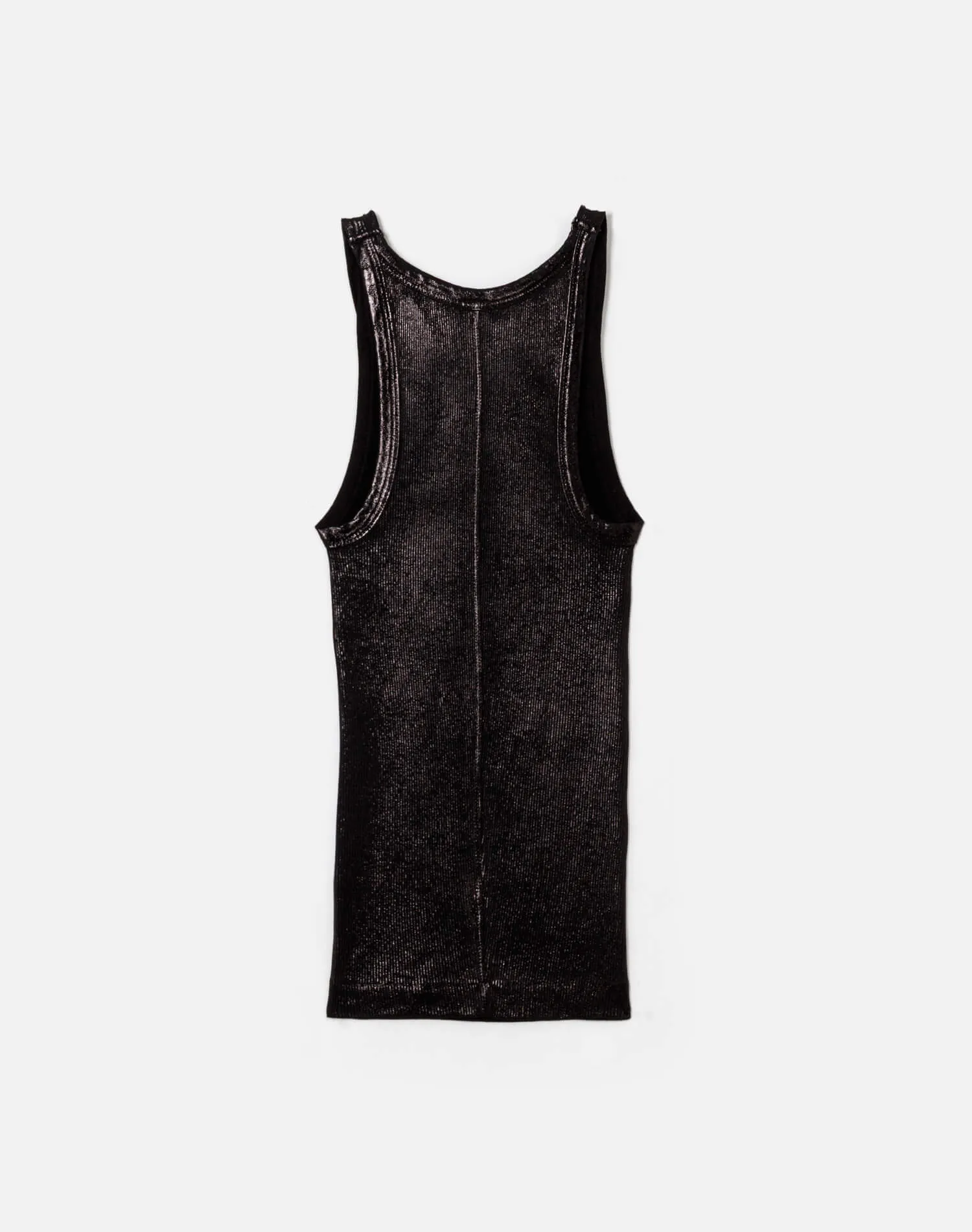Foil Ribbed Tank - Black Foil sold by Re/Done product image thumbnail 2