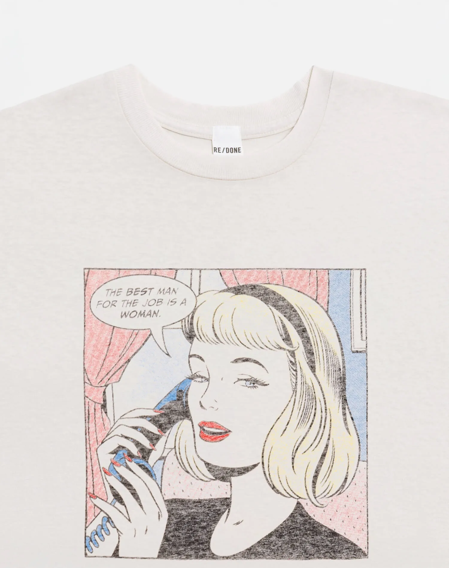 Classic "The Job" Tee - Vintage White sold by Re/Done product image thumbnail 3