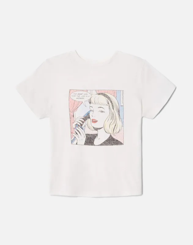 Classic "The Job" Tee - Vintage White sold by Re/Done