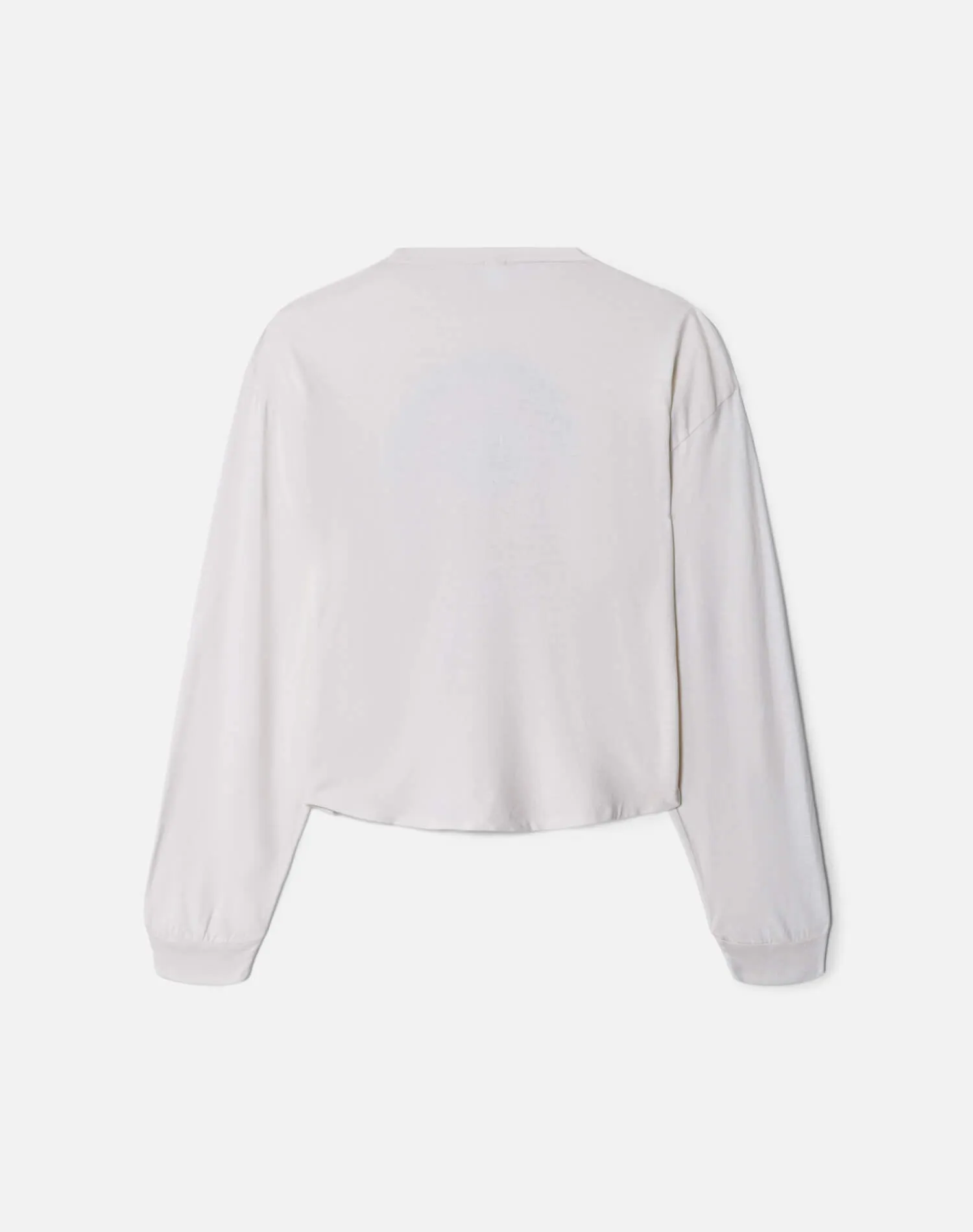 Boxy Boyfriend "Ski Bum" Long Sleeve - Vintage White sold by Re/Done product image thumbnail 2