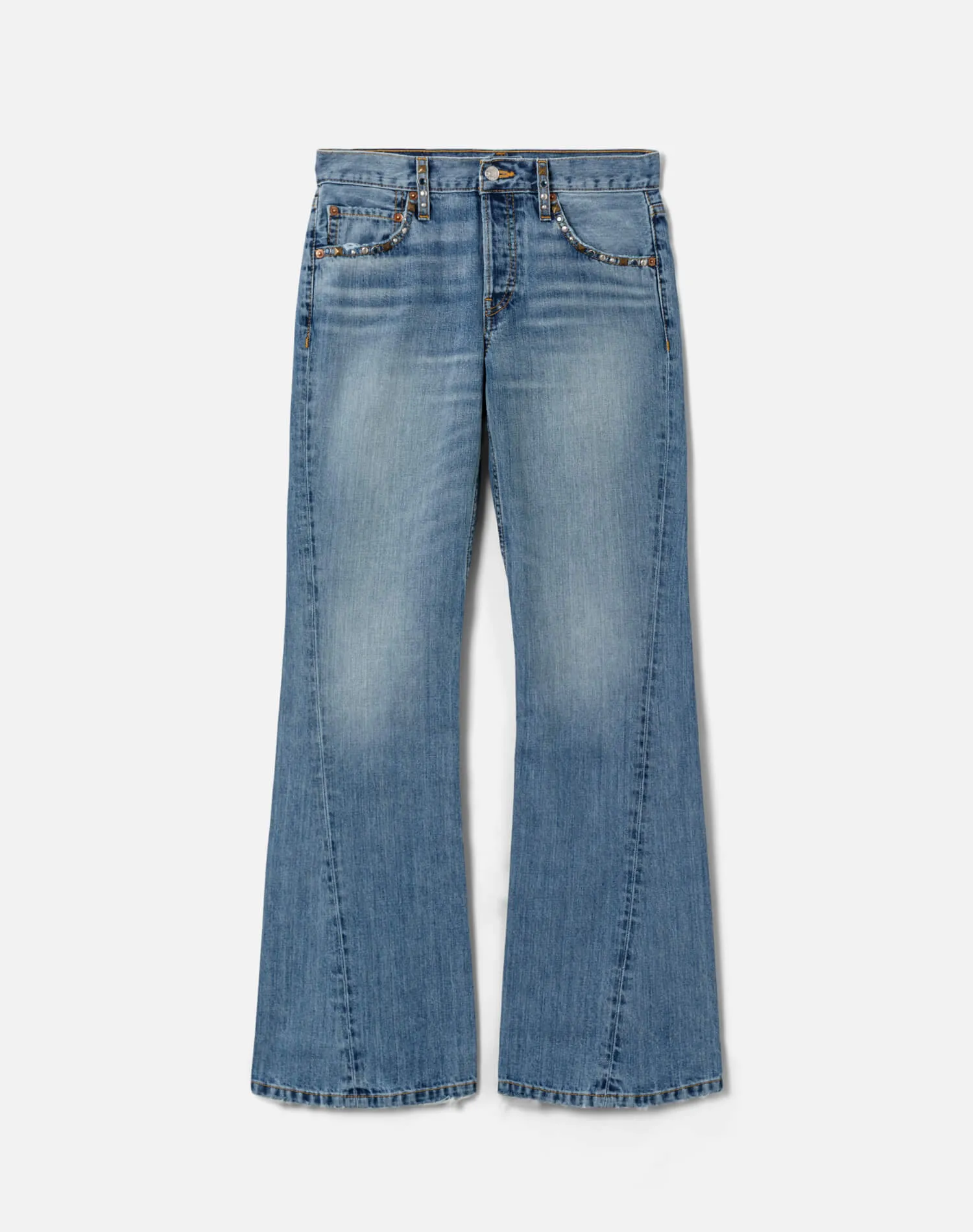 Twisted Mid Rise Bootcut - Thunderstruck sold by Re/Done