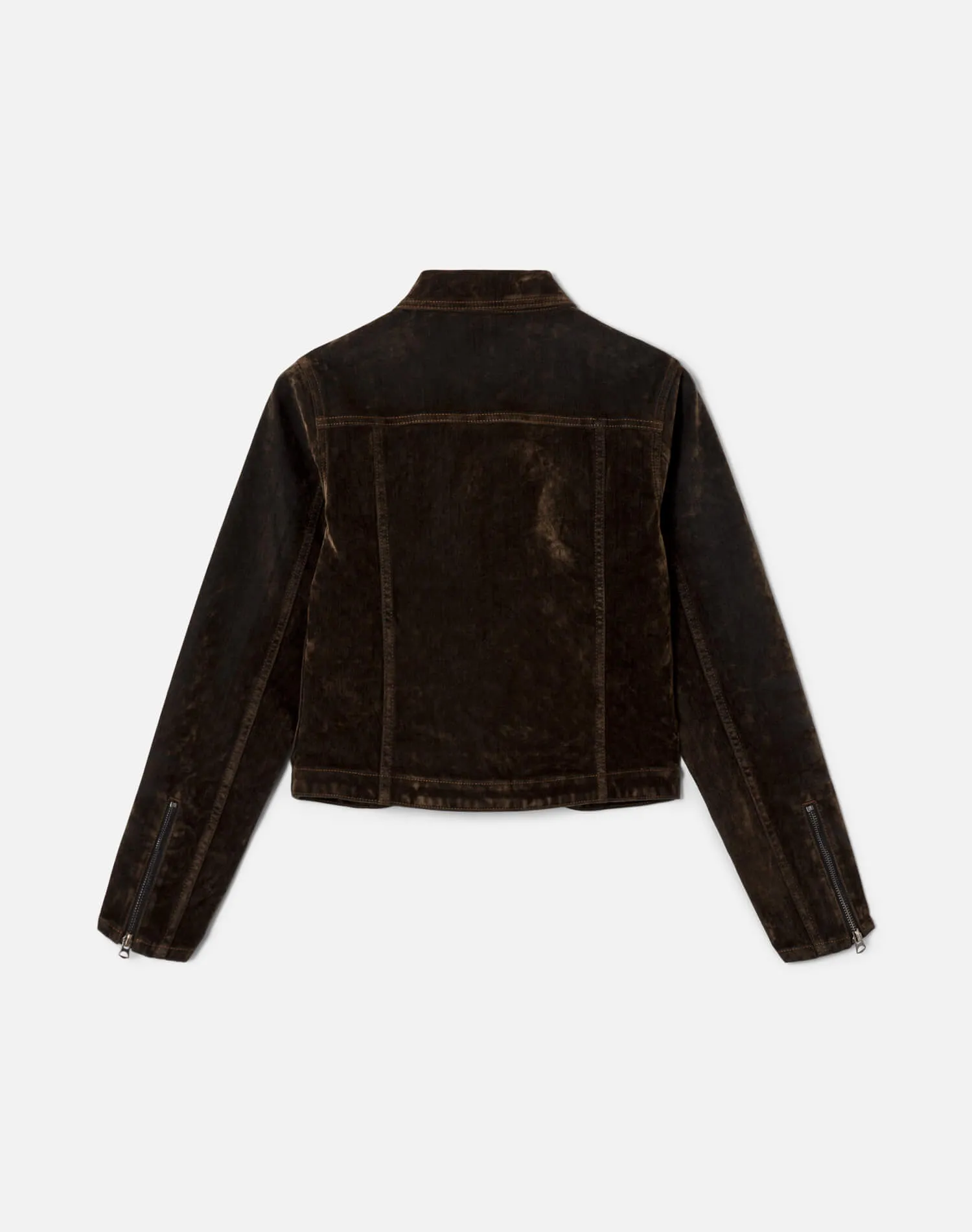 Slim Zip Jacket - Olive Branch Flocked sold by Re/Done product image thumbnail 2