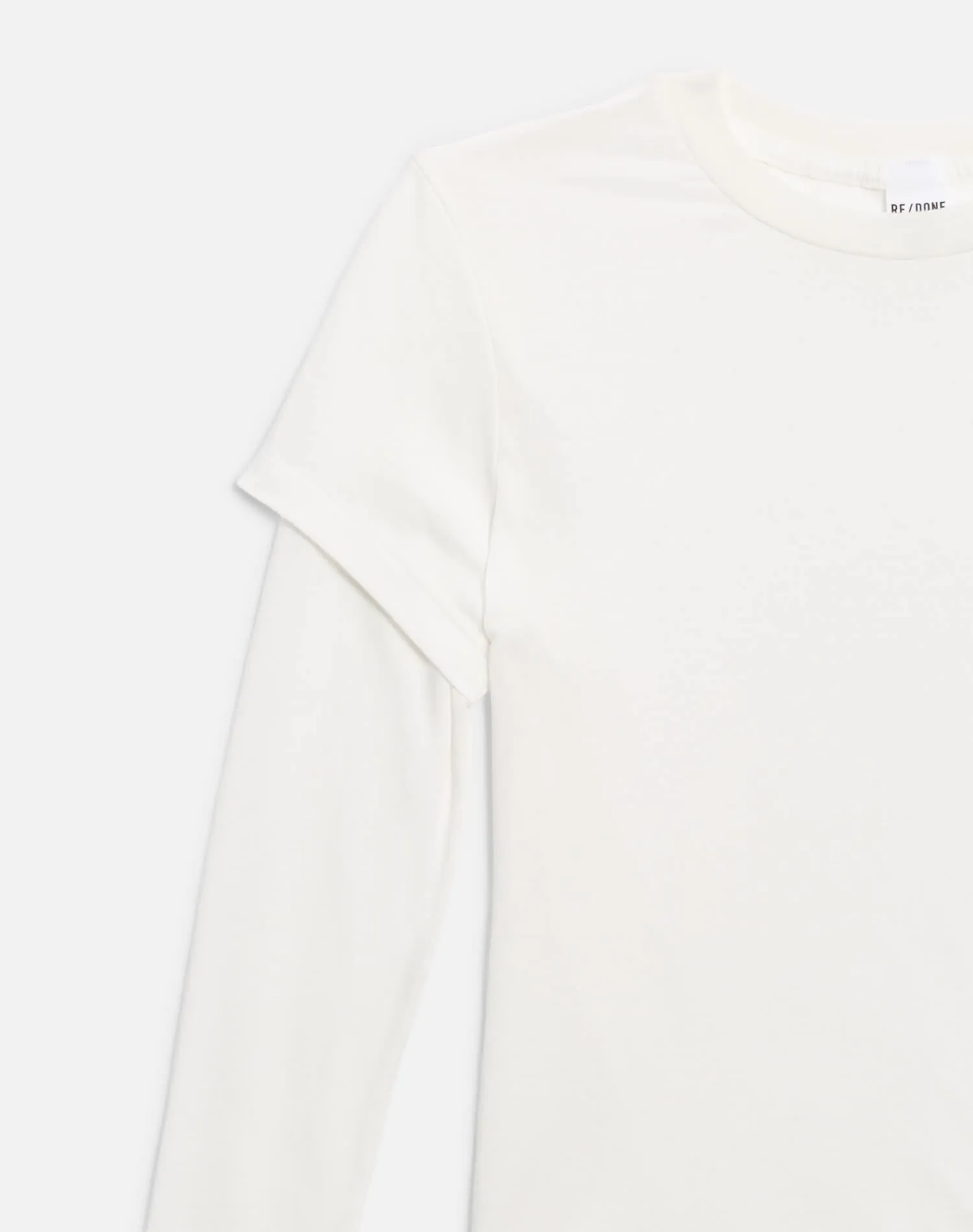 Slim Layer Long Sleeve - Off White sold by Re/Done product image thumbnail 5