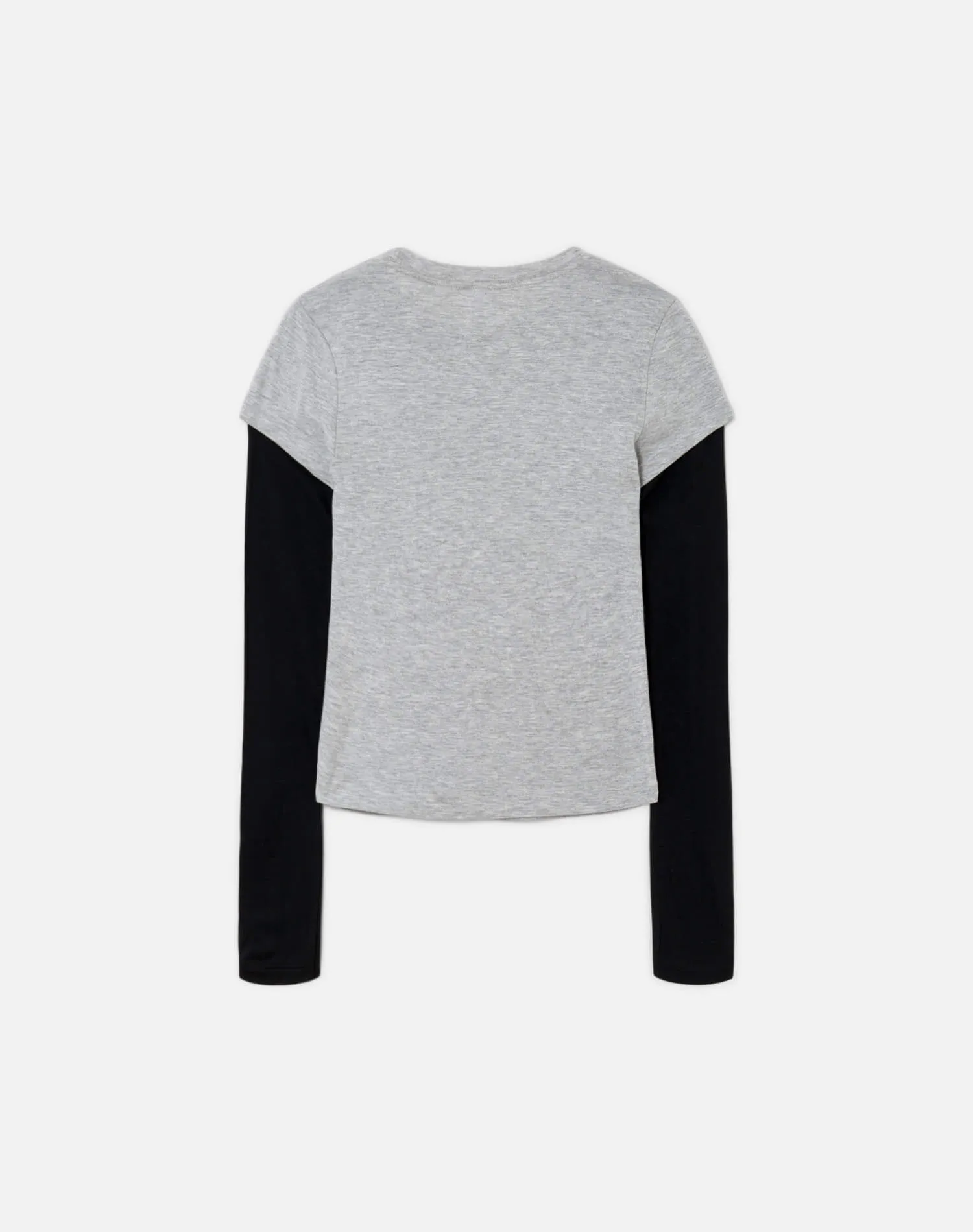 Slim Layer Long Sleeve - Grey/Black sold by Re/Done product image thumbnail 2
