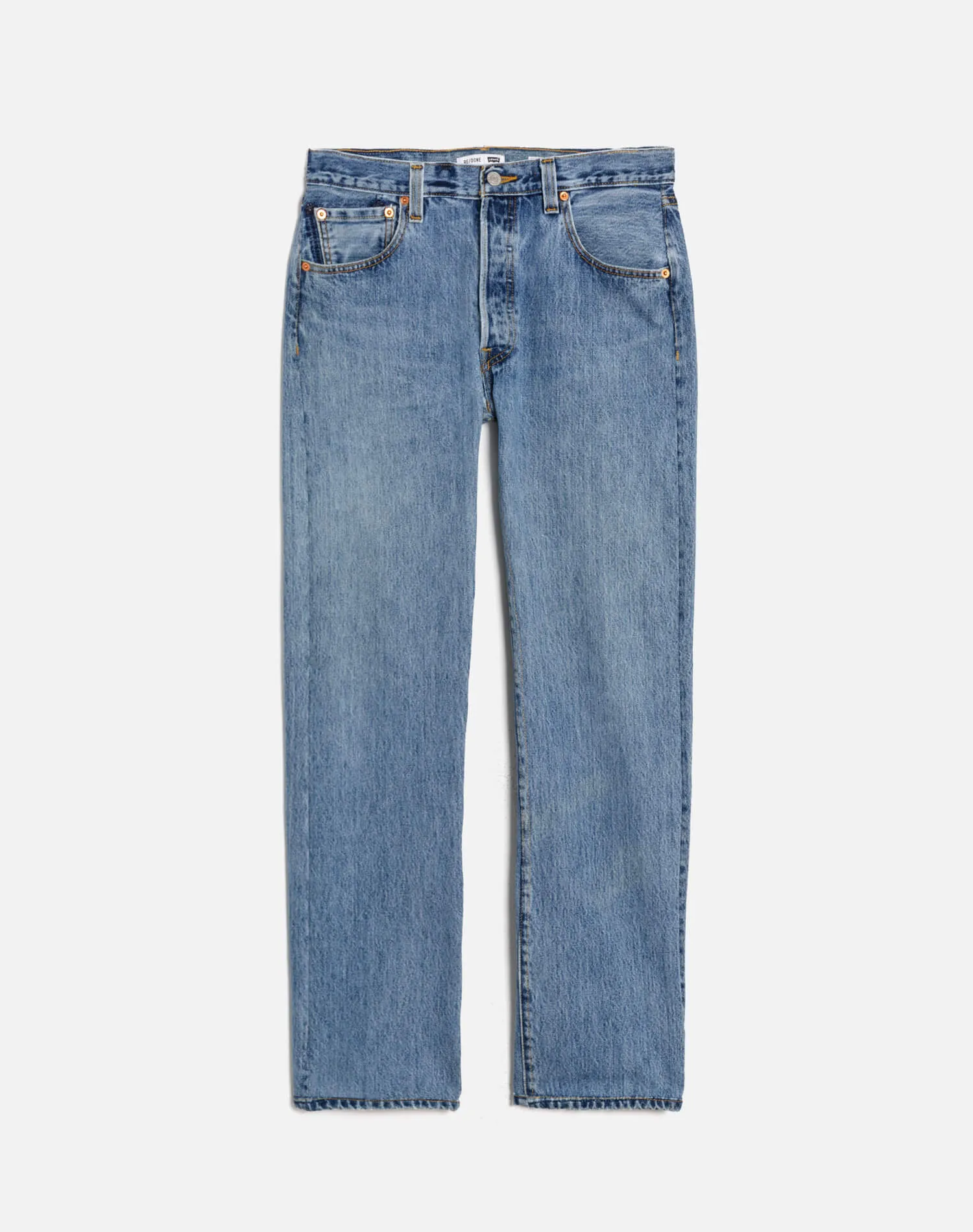 Levi's Mid Rise Slim Straight - Indigo sold by Re/Done product image thumbnail 2