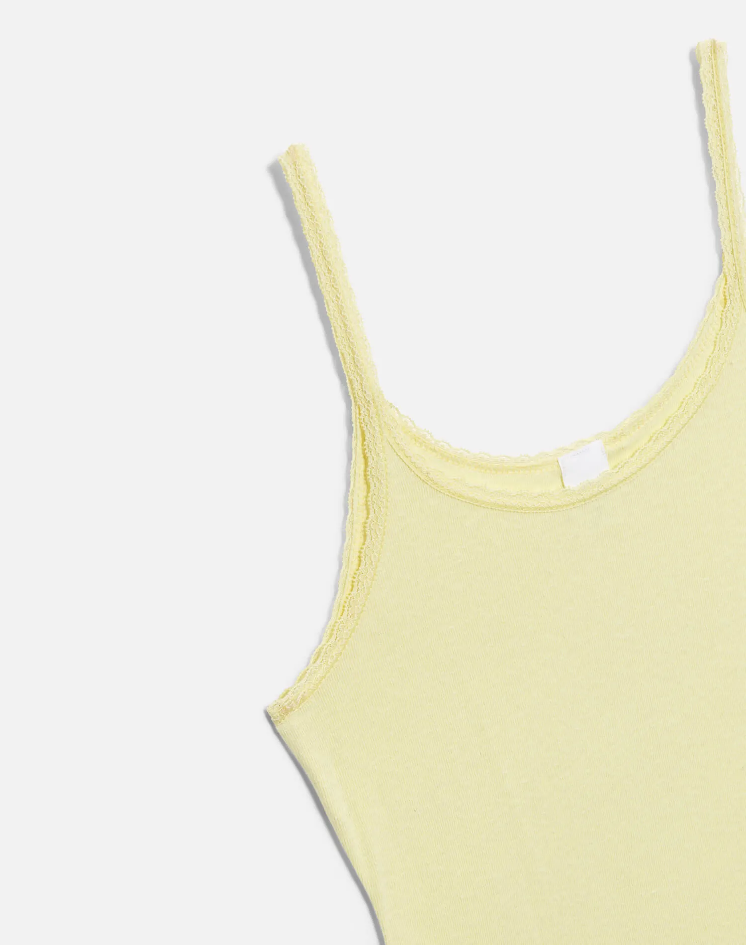 Lace Strap Tank - Limeade sold by Re/Done product image thumbnail 4
