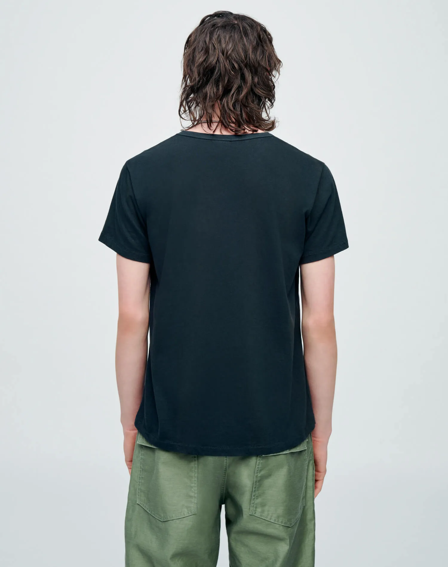 Hanes Loose Tee - Aged Black sold by Re/Done product image thumbnail 5