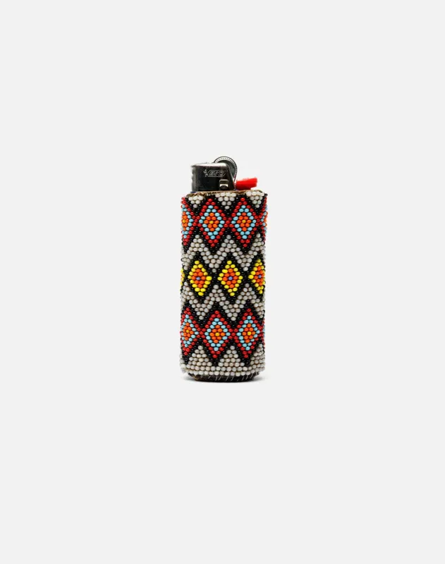70s Beaded Lighter Case -#22 made by Re/Done
