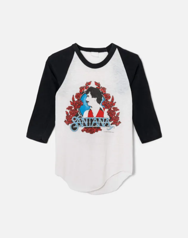 70s Santana Baseball Tee sold by Re/Done