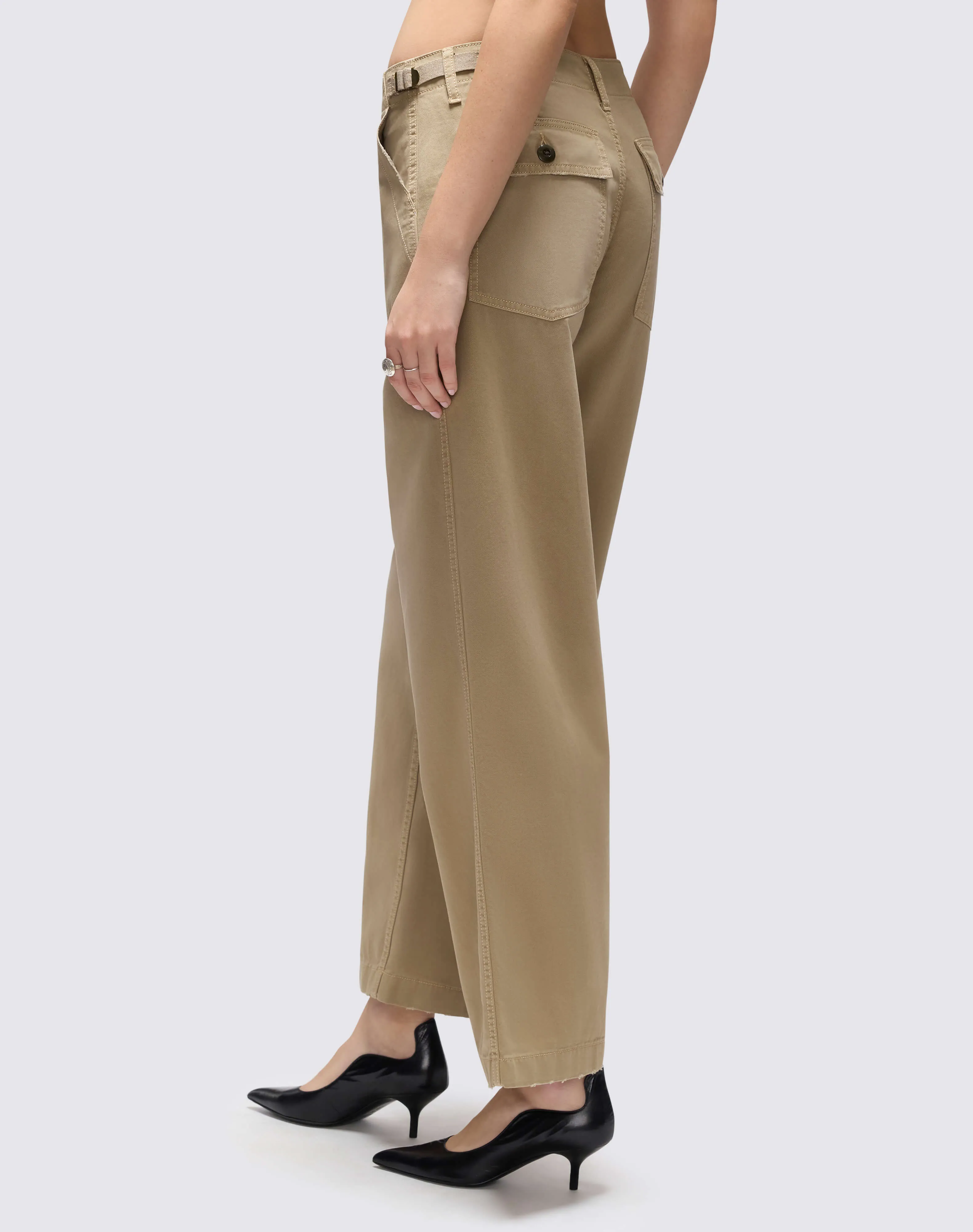The Trooper Pant - Khaki Like sold by Re/Done product image thumbnail 5