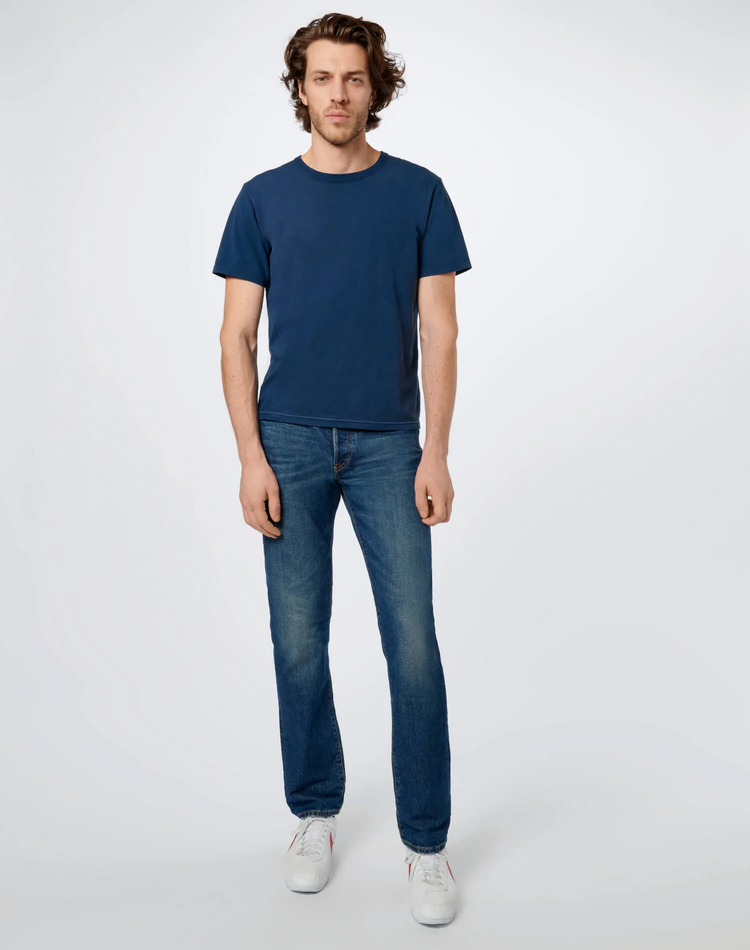 Long Modern Tee - Vintage Captain Blue sold by Re/Done product image thumbnail 4