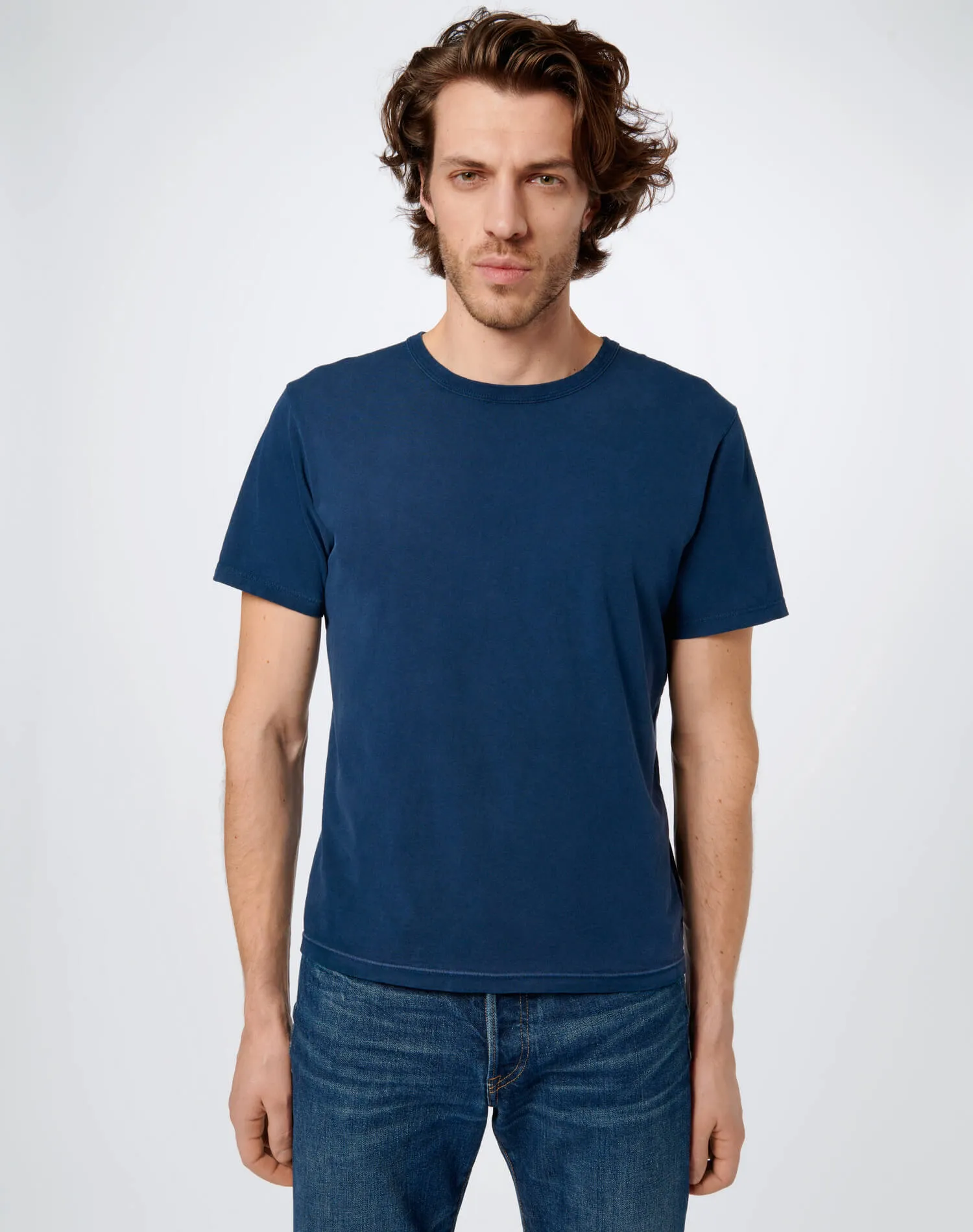 Long Modern Tee - Vintage Captain Blue sold by Re/Done product image thumbnail 3