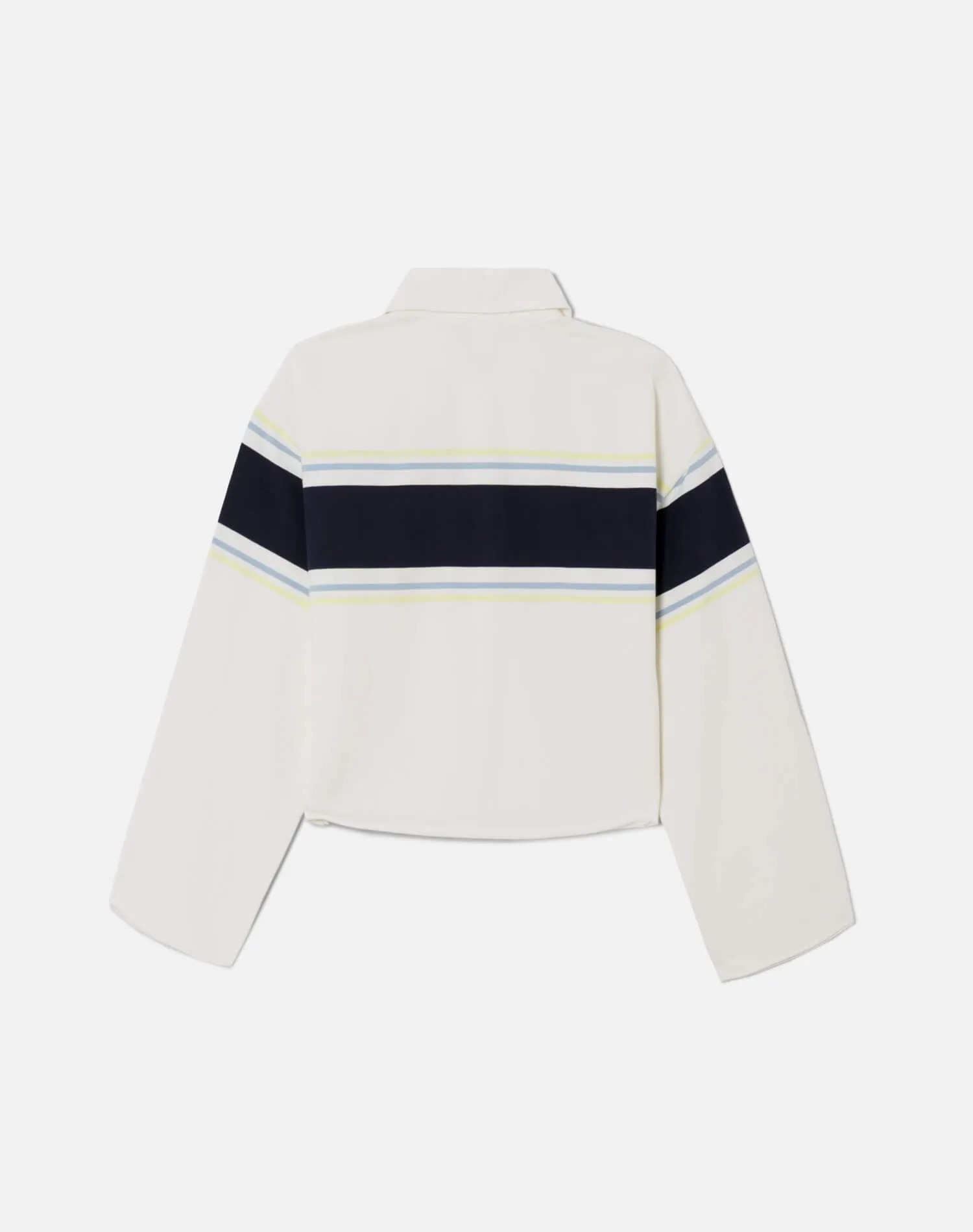 Cut Off Rugby Polo - Off White Stripe sold by Re/Done product image thumbnail 2