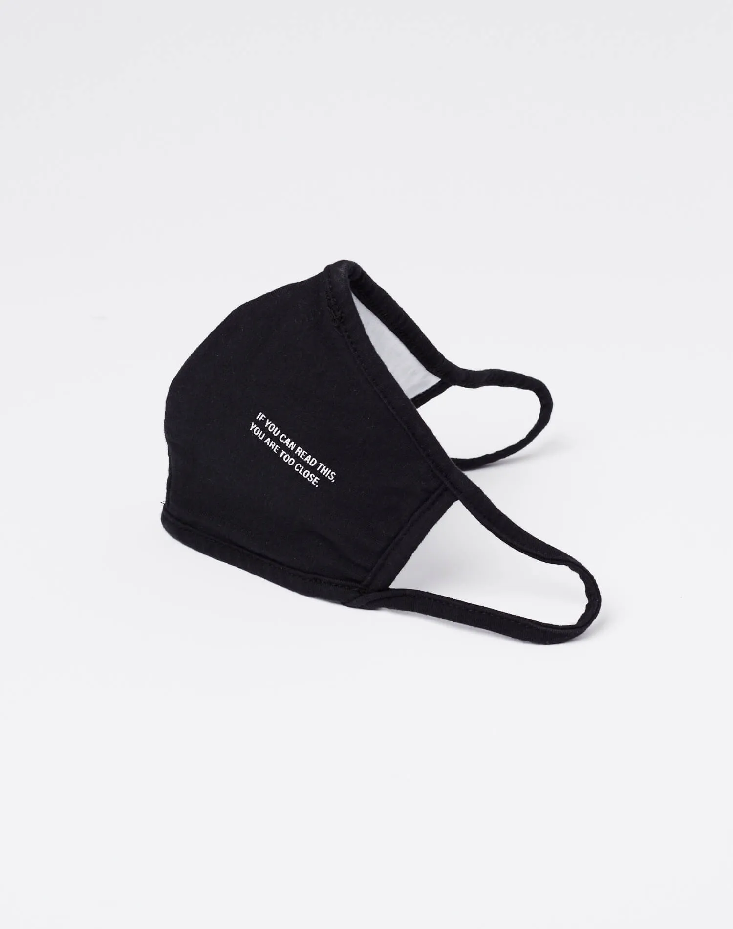 Jersey "Too Close" Mask - Black sold by Re/Done product image thumbnail 3