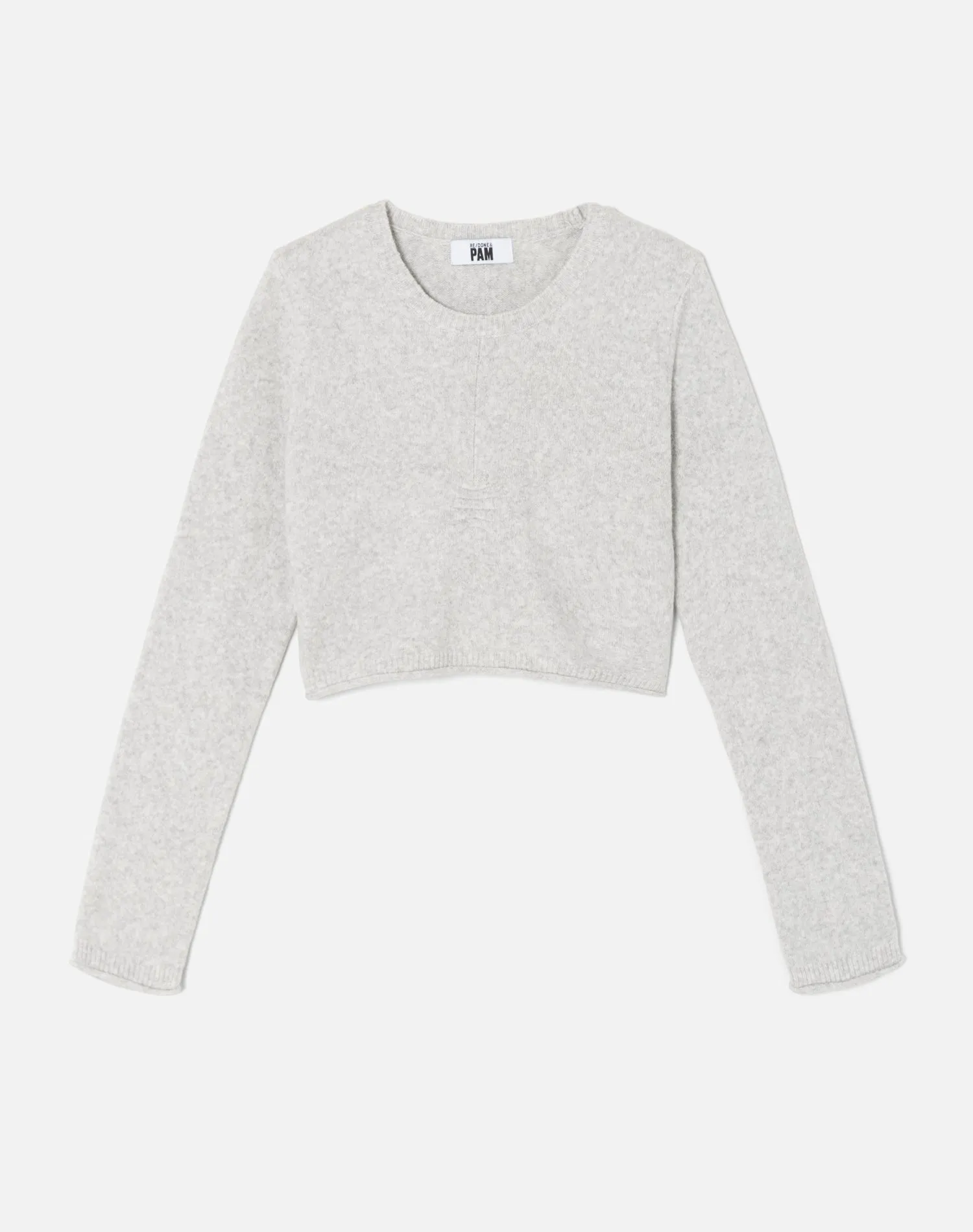 Mini Knit Crewneck - Light Grey sold by Re/Done