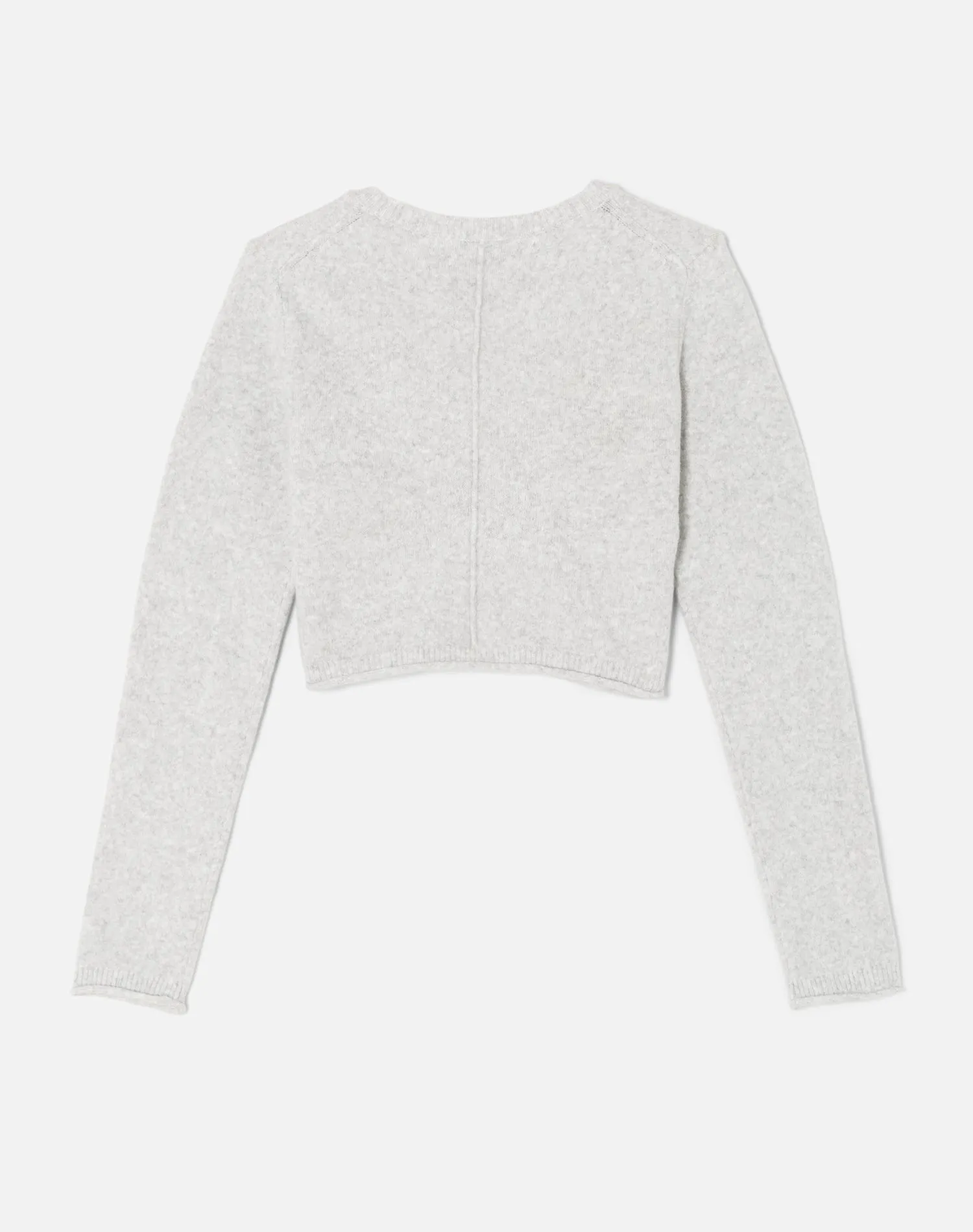 Mini Knit Crewneck - Light Grey sold by Re/Done product image thumbnail 2