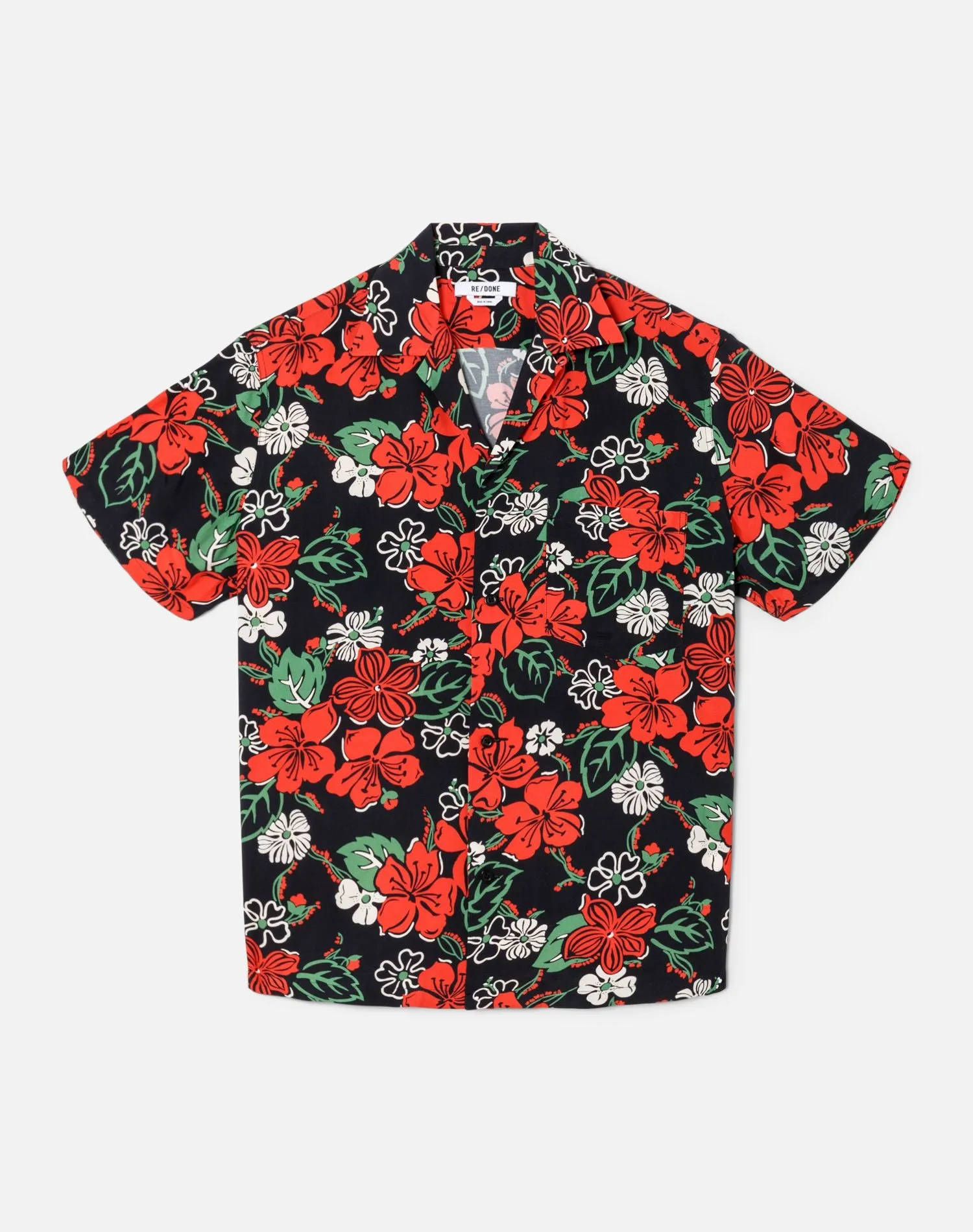 Short Sleeve Hawaii Shirt - Roja Floral Print sold by Re/Done