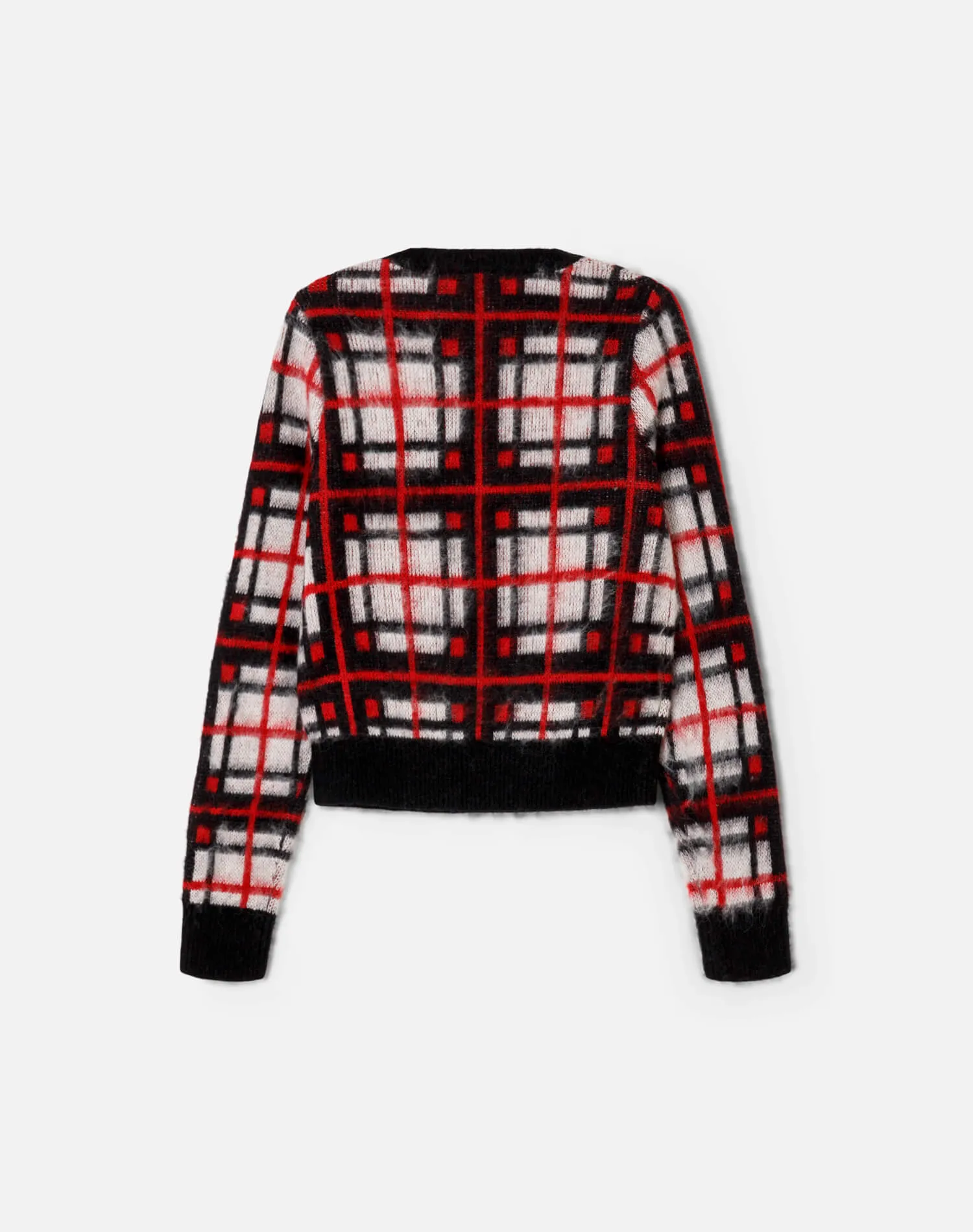 Tartan V-Neck Pullover - Black/Red/White sold by Re/Done product image thumbnail 2