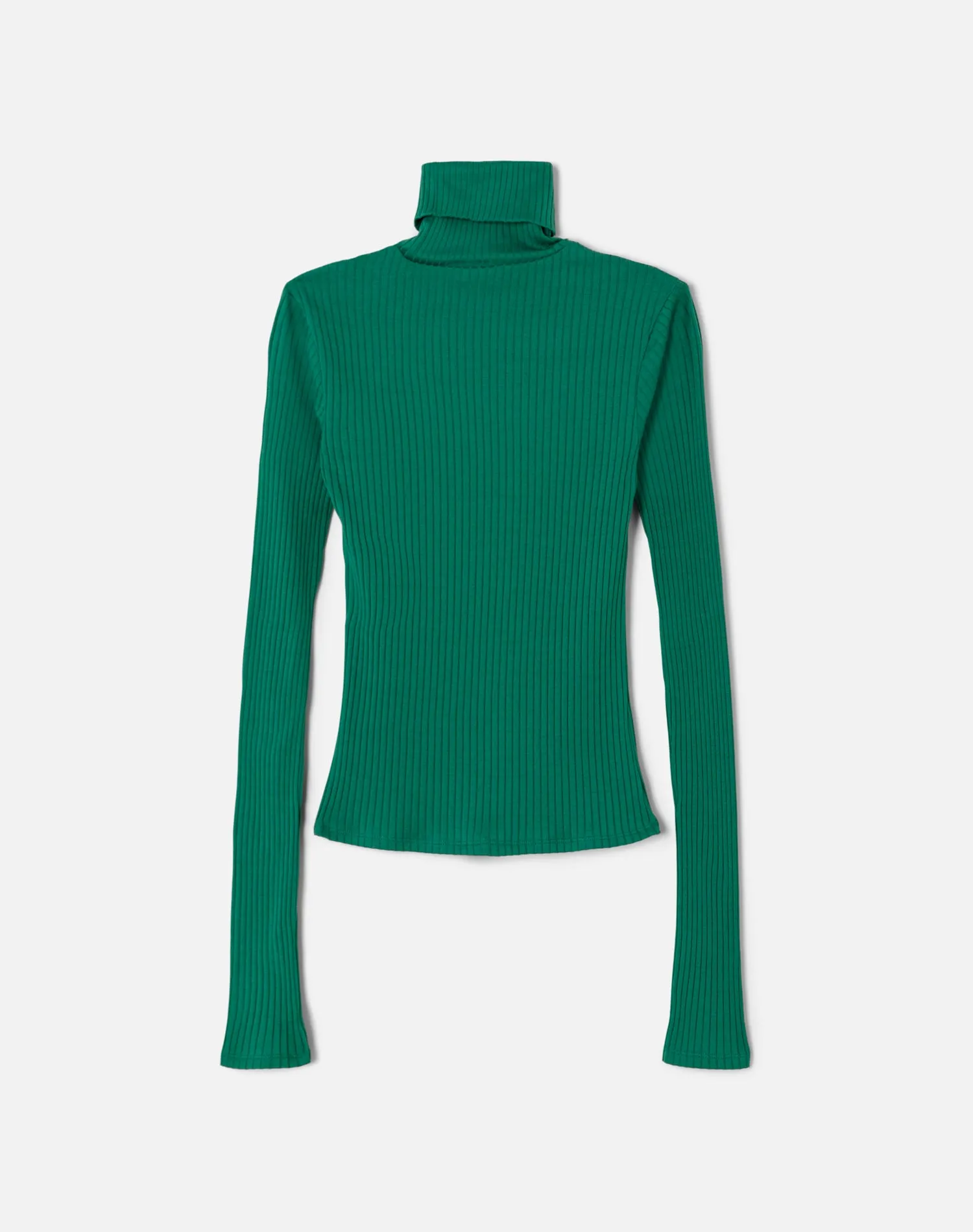 Ribbed Turtleneck - Grass Green sold by Re/Done product image thumbnail 2