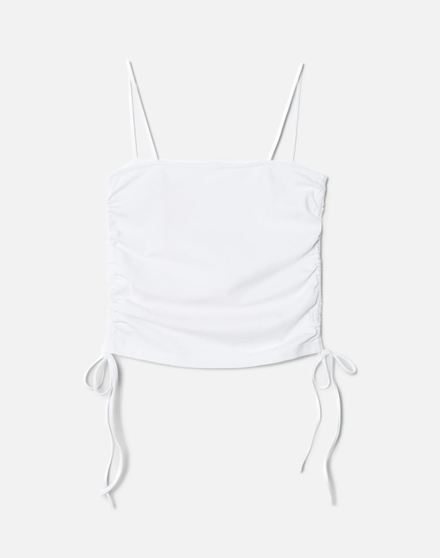 Scrunch Tube Tank - White sold by Re/Done product image thumbnail 2