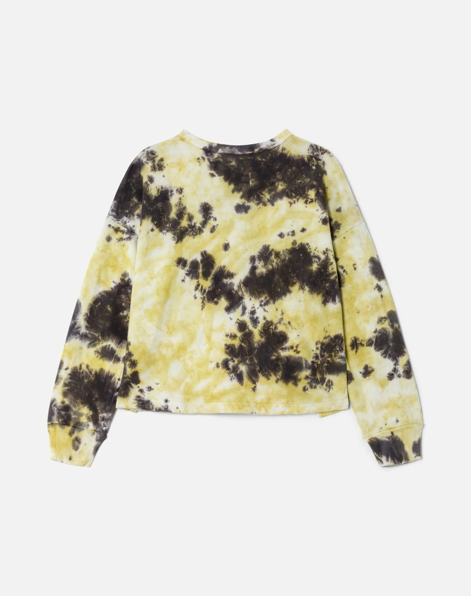 Boxy Crewneck Sweatshirt - Limon Tie Dye sold by Re/Done