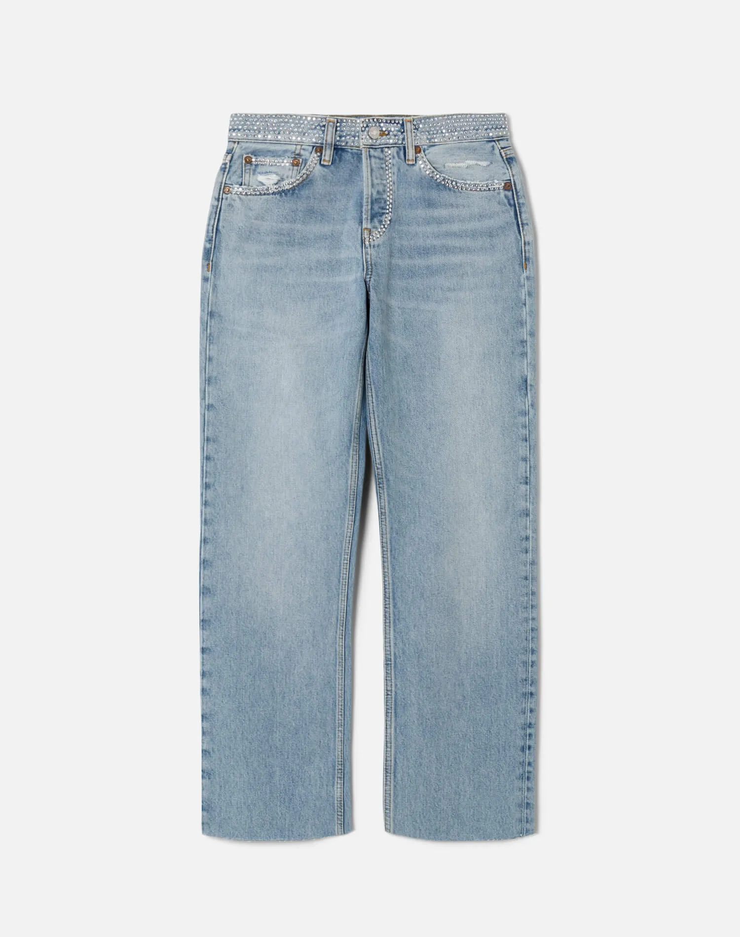 Easy Straight Crop - Diamond Tide sold by Re/Done