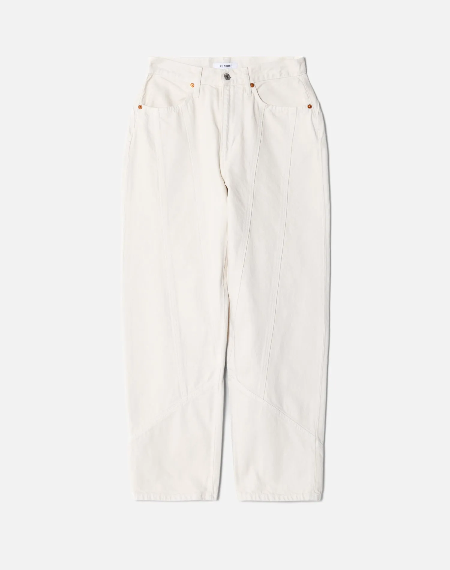 Engineered Wide Taper - Vintage White sold by Re/Done