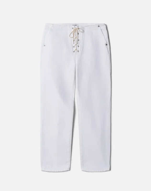 The Boardwalk Jean - White made by Re/Done