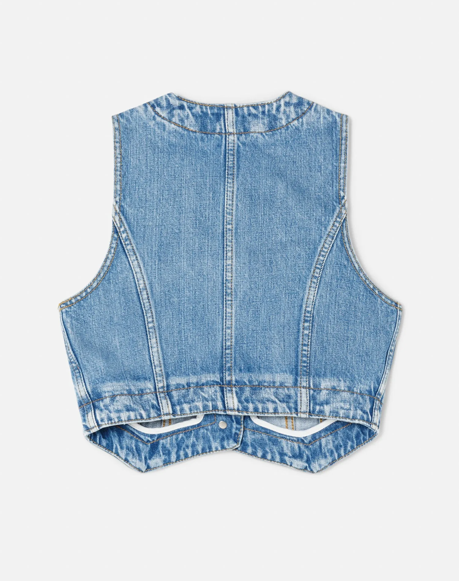 Micro Trucker Vest - Stoney River sold by Re/Done product image thumbnail 2