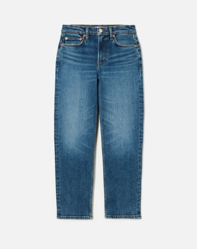 70s Mid Rise Stove Pipe - Royal Fade sold by Re/Done