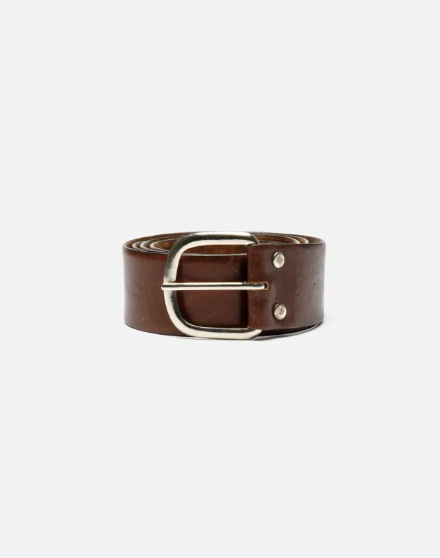 90s Leather Belt -#1017 sold by Re/Done