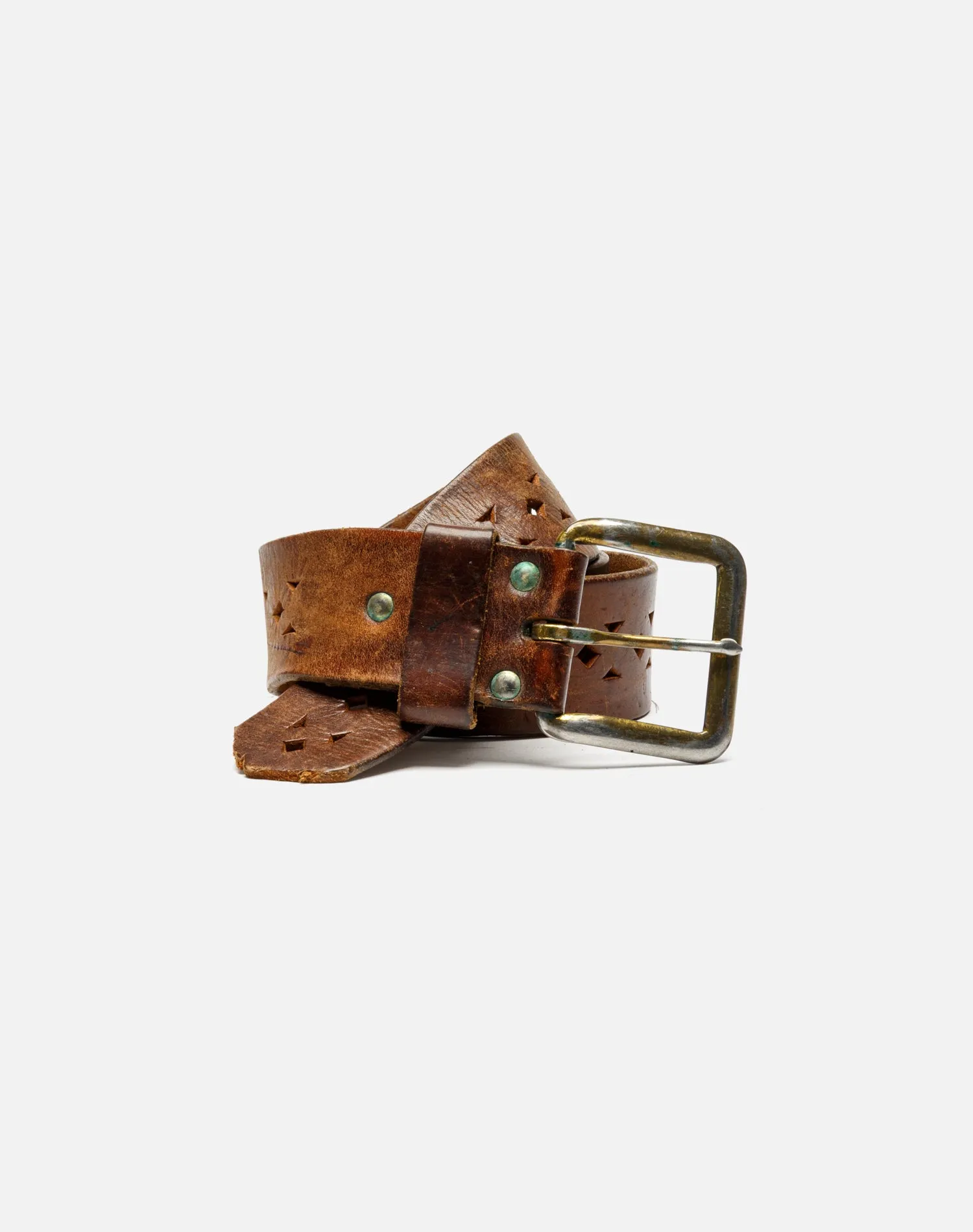70s Cutout Leather Belt -#1015 sold by Re/Done product image thumbnail 3