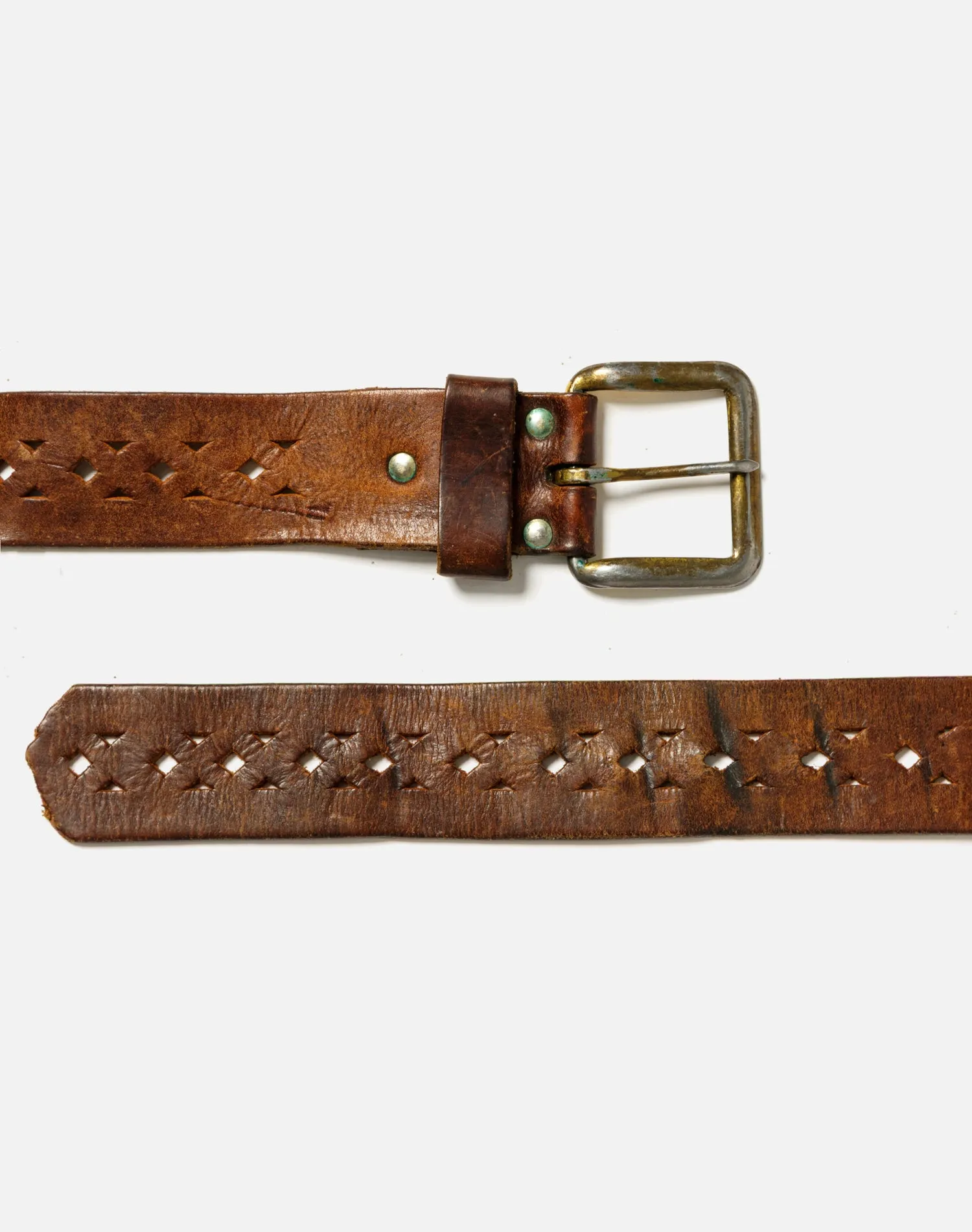70s Cutout Leather Belt -#1015 sold by Re/Done product image thumbnail 2