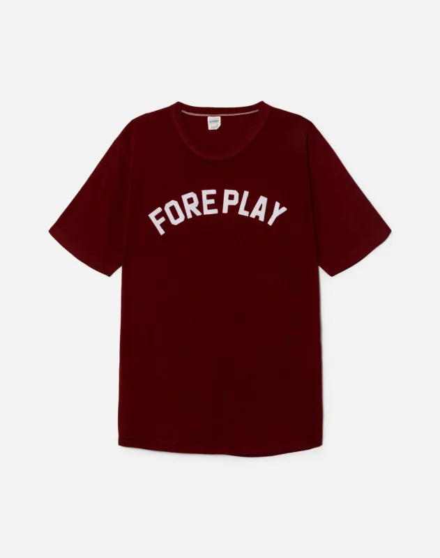 80s Foreplay Tee -#1057 sold by Re/Done