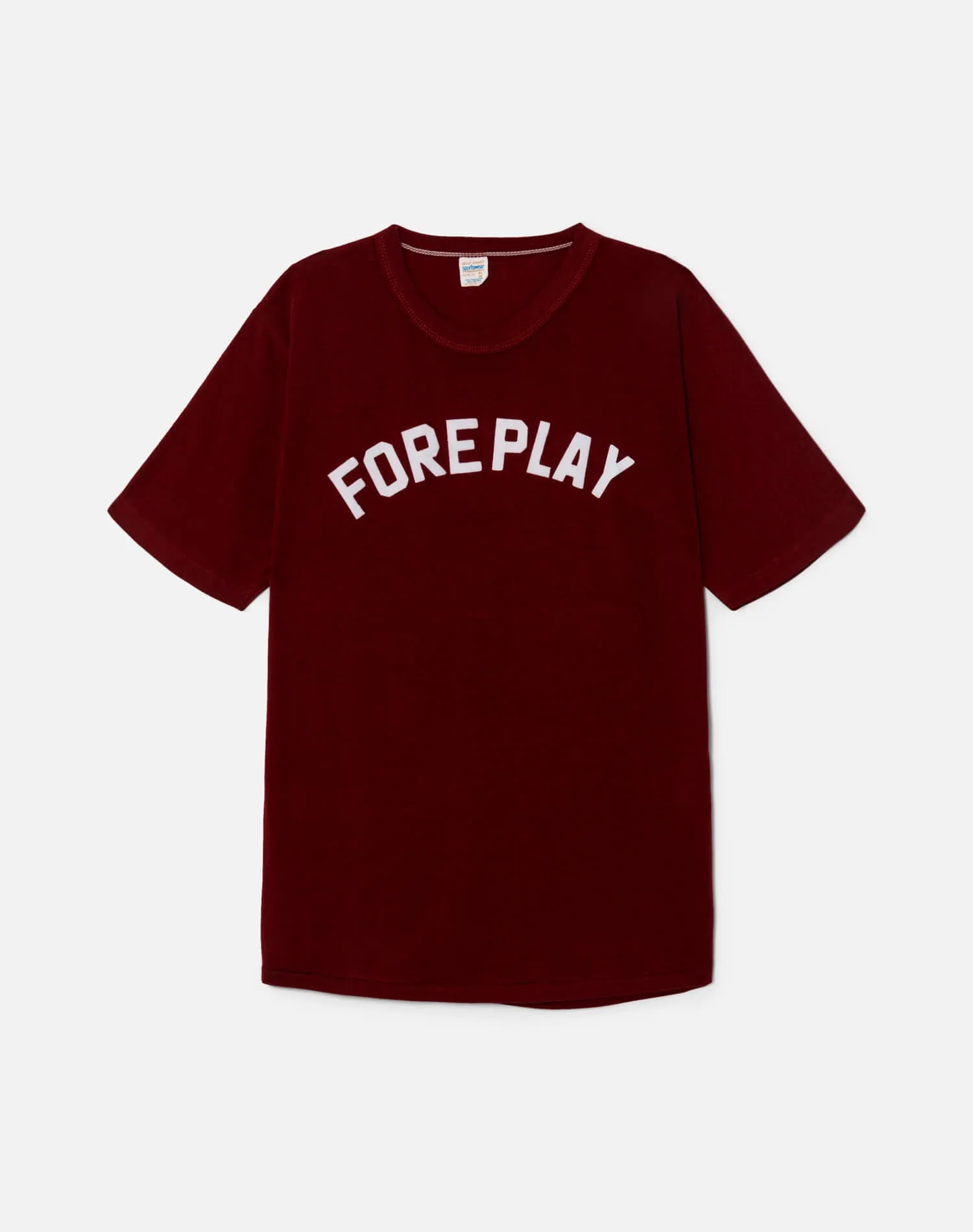 80s Foreplay Tee -#1057 sold by Re/Done