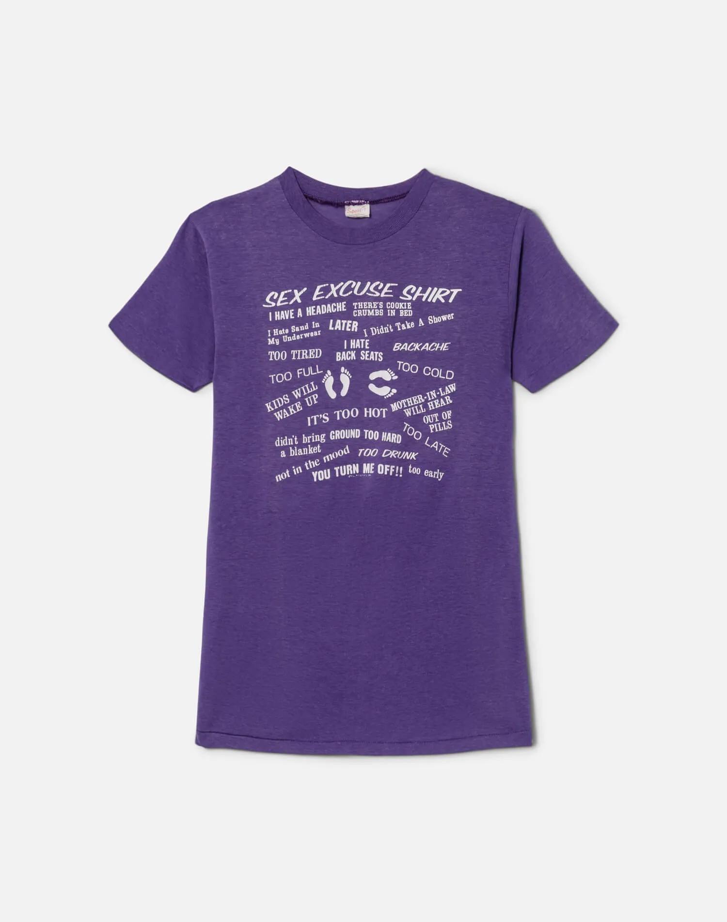 90s Excuses Tee -#1056 sold by Re/Done