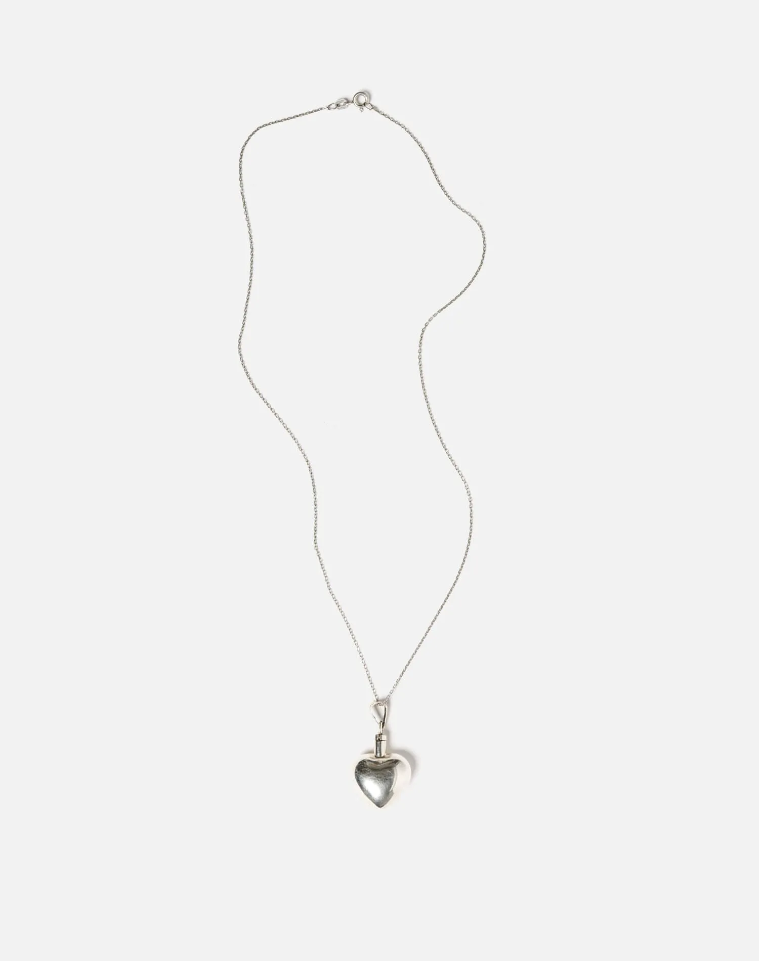 90s Medium Puffy Heart Necklace -#1045 sold by Re/Done product image thumbnail 3