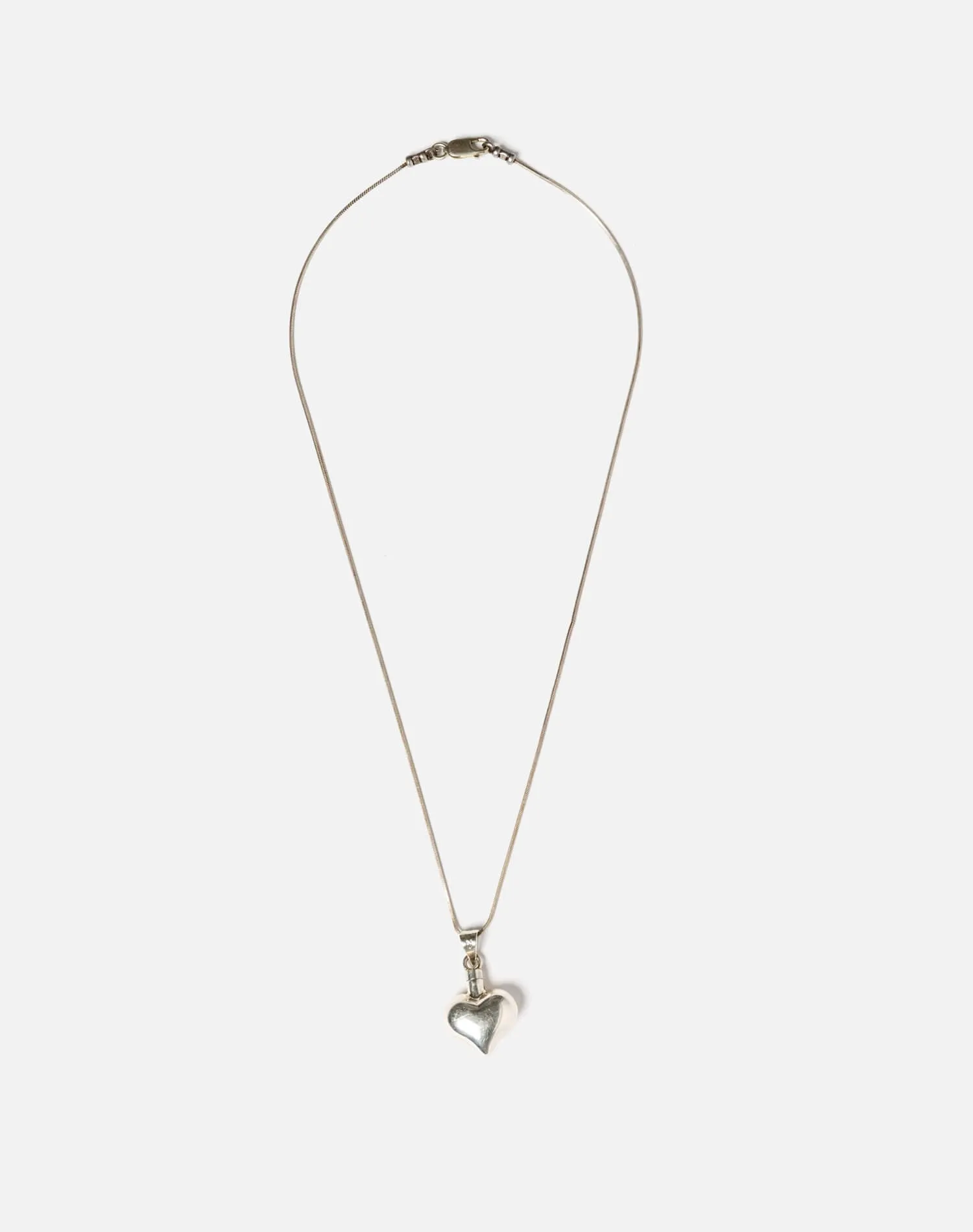 90s Small Puffy Heart Necklace -#1044 sold by Re/Done product image thumbnail 2